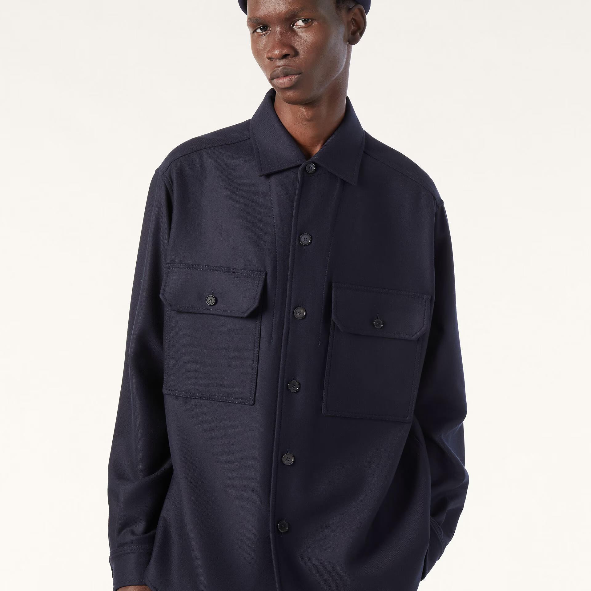 Loro Piana Ambrose The Gift of Kings® Overshirt in The Gift Of King® - Rain System®