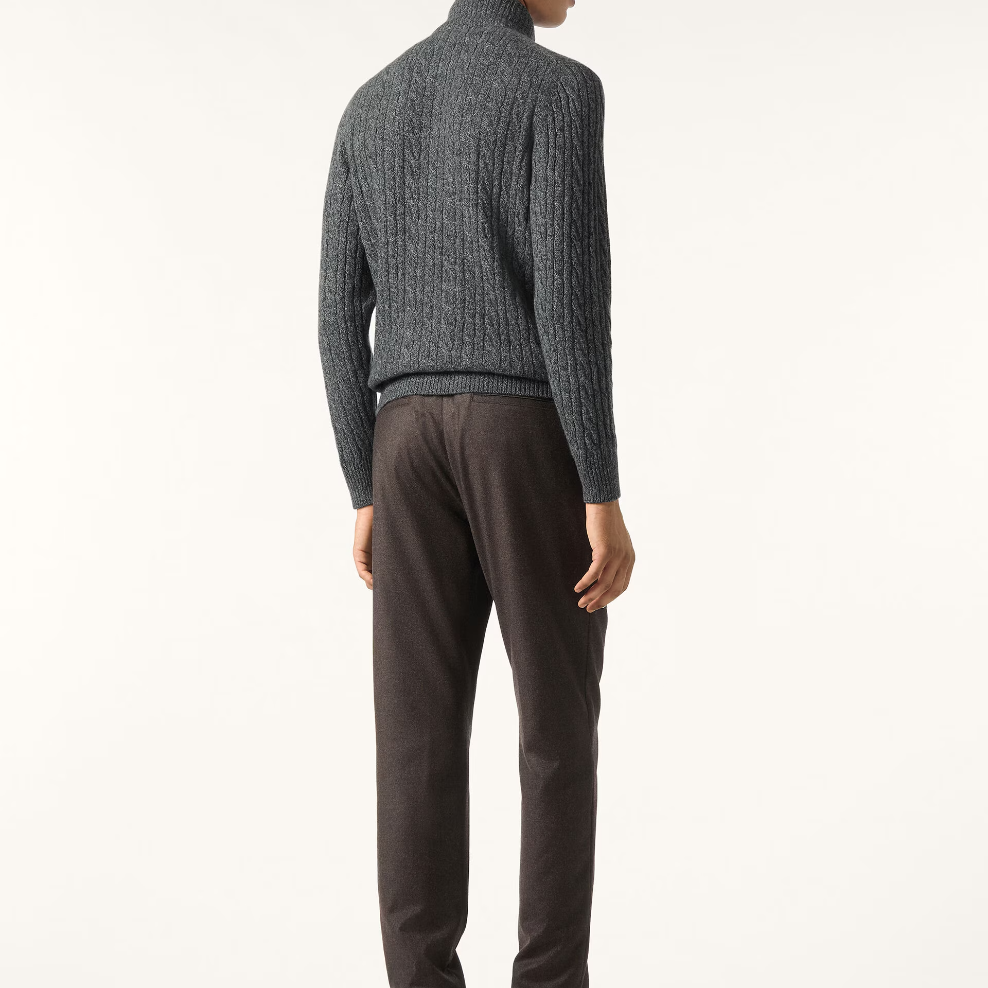 Loro Piana Treccia Jumper in Baby Cashmere