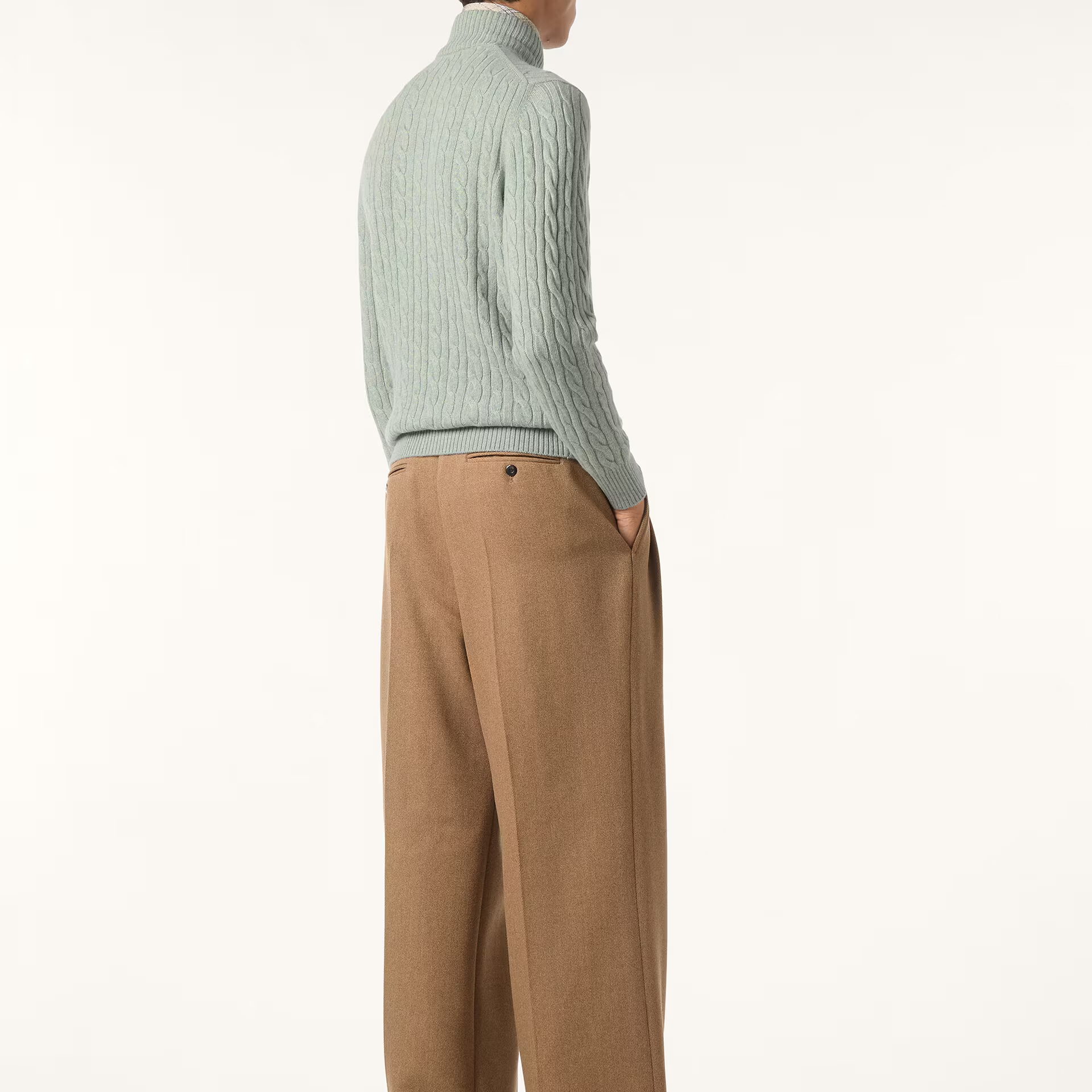Loro Piana Treccia Jumper in Baby Cashmere