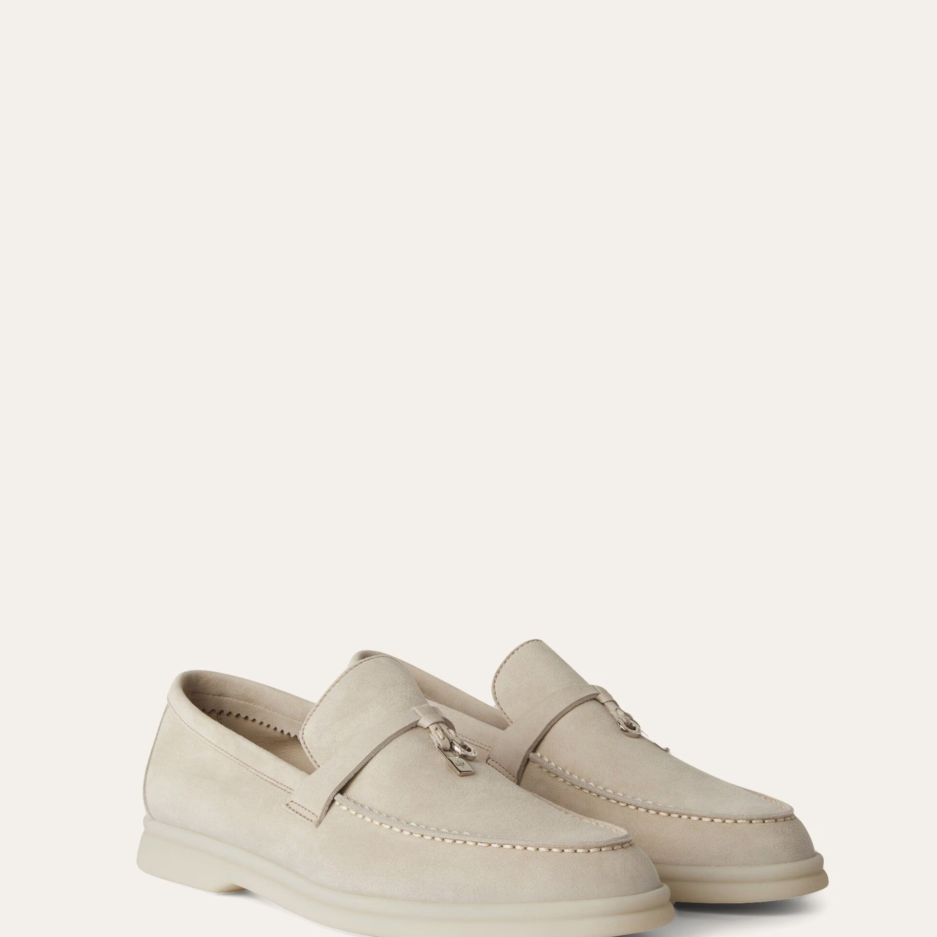 Loro Piana Summer Charms Walk Loafer in Suede