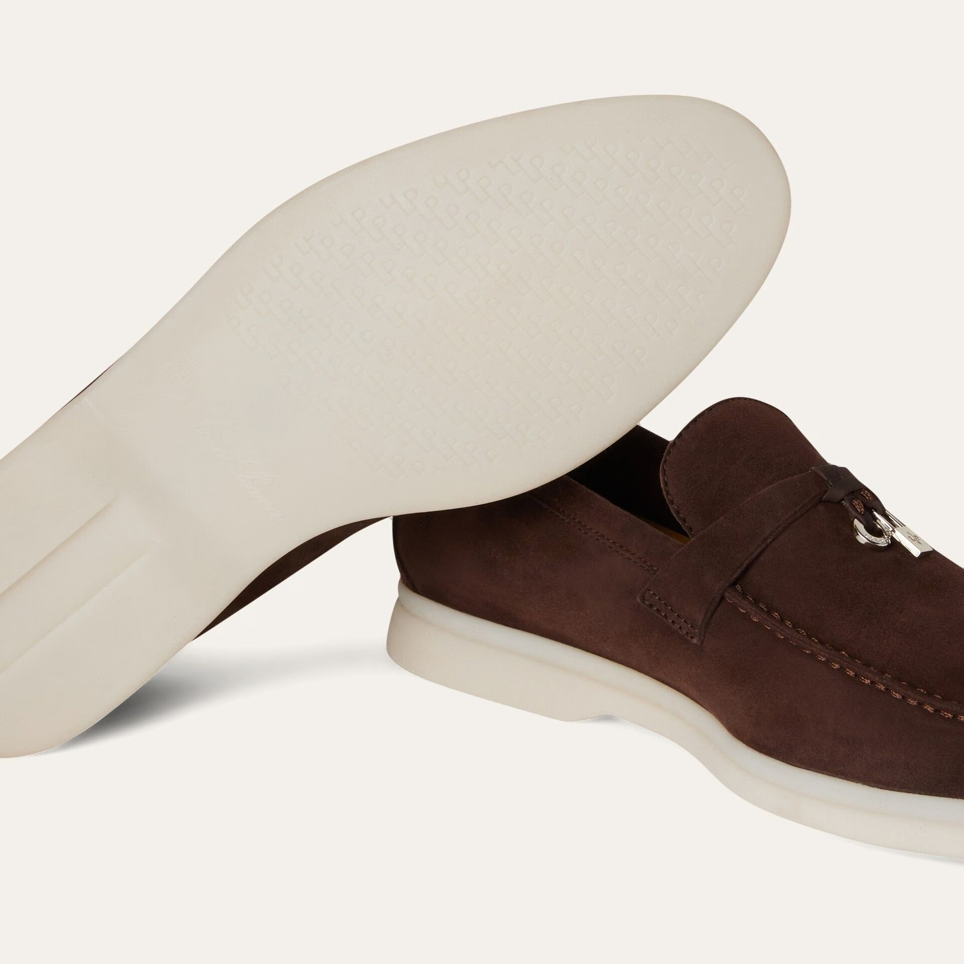 Loro Piana Summer Charms Walk Loafer in Suede