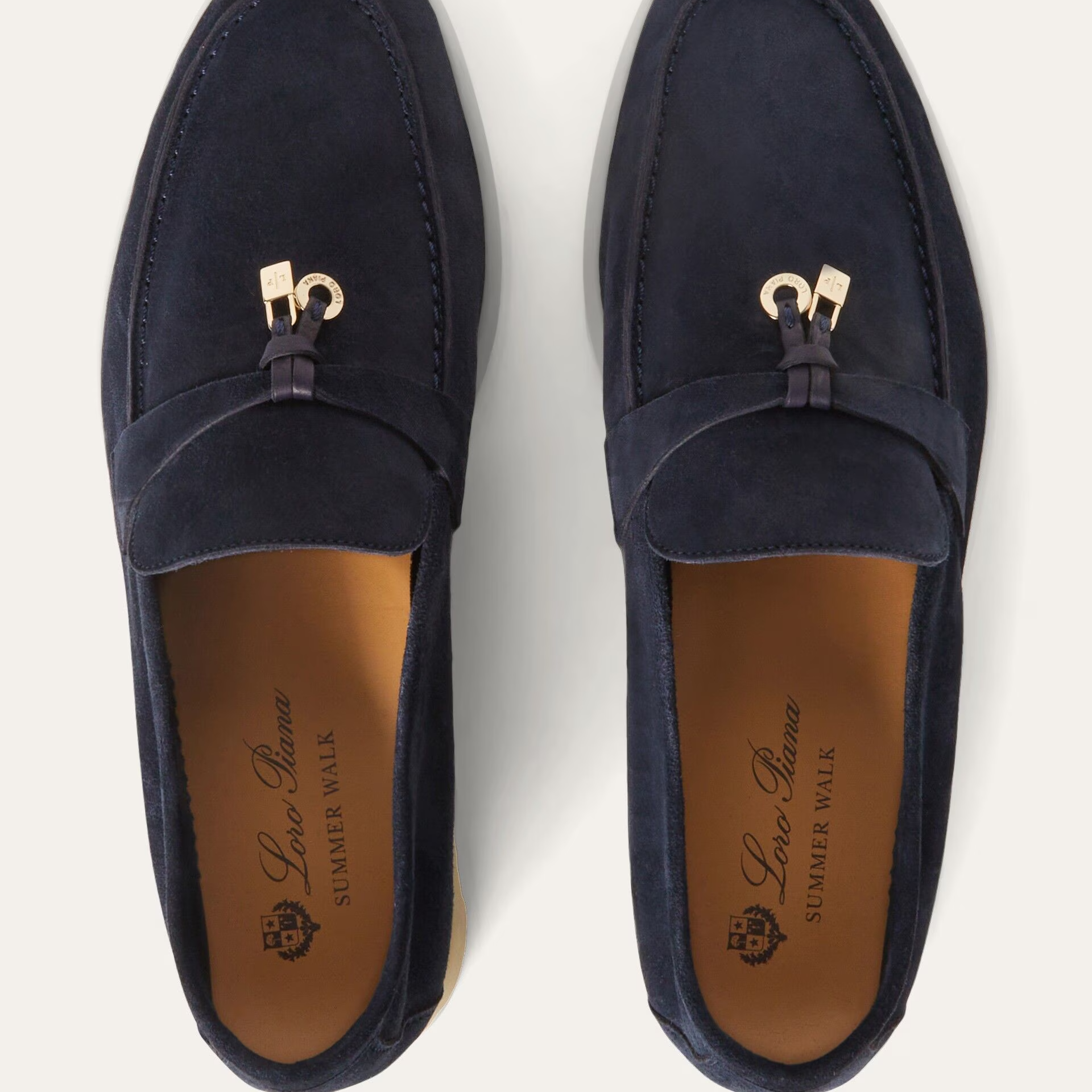 Loro Piana Summer Charms Walk Loafer in Suede