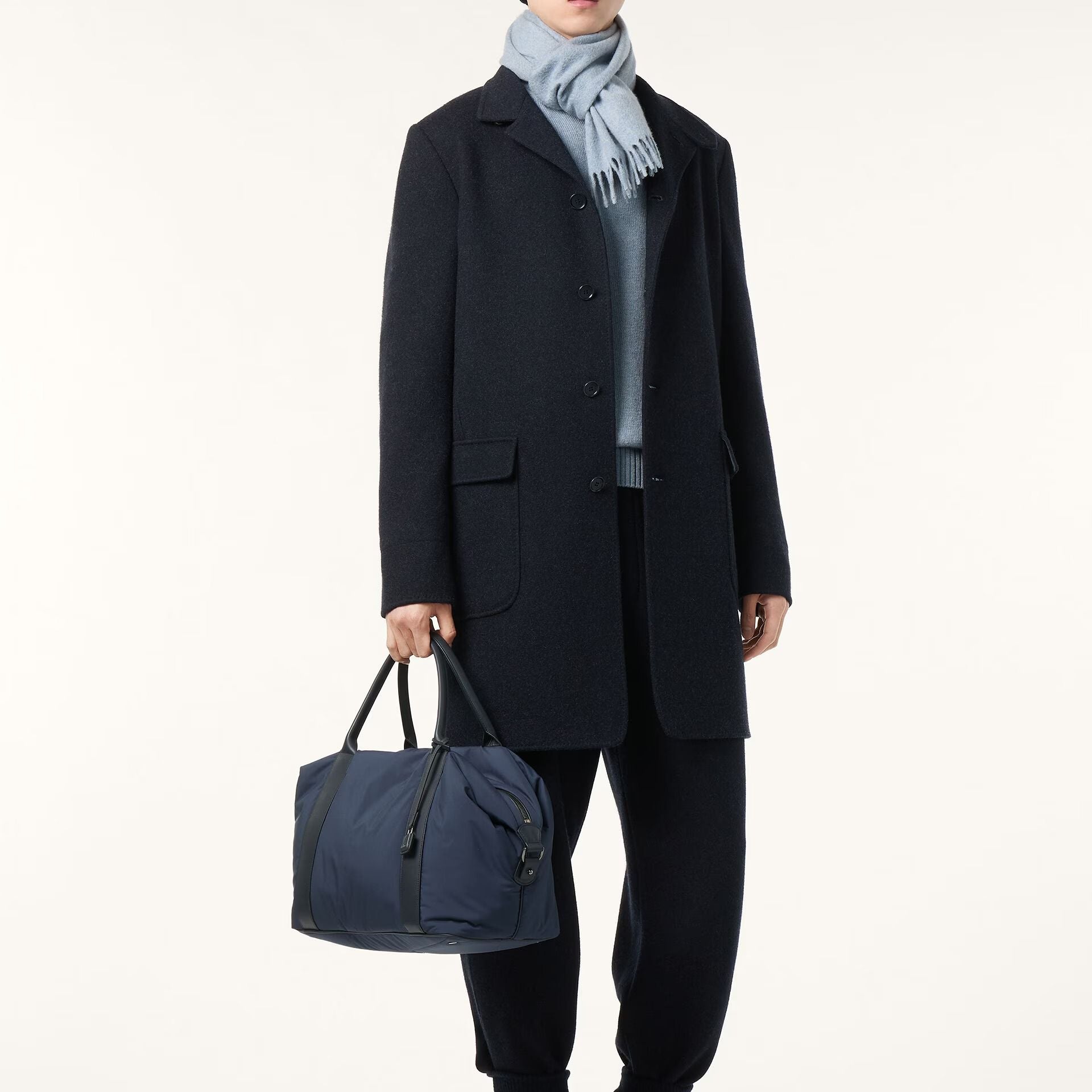 Loro Piana Sweater Coat in Jersey Novalis
