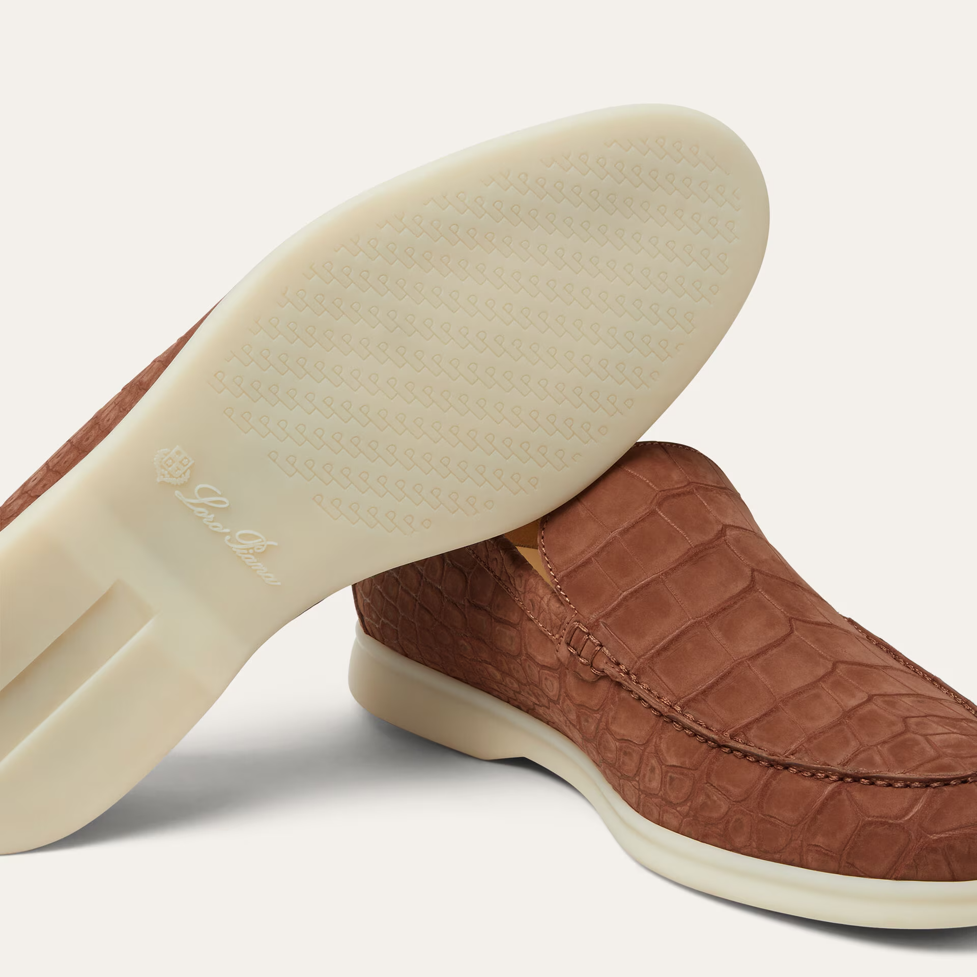 Loro Piana Summer Walk Loafer in Alligator Leather