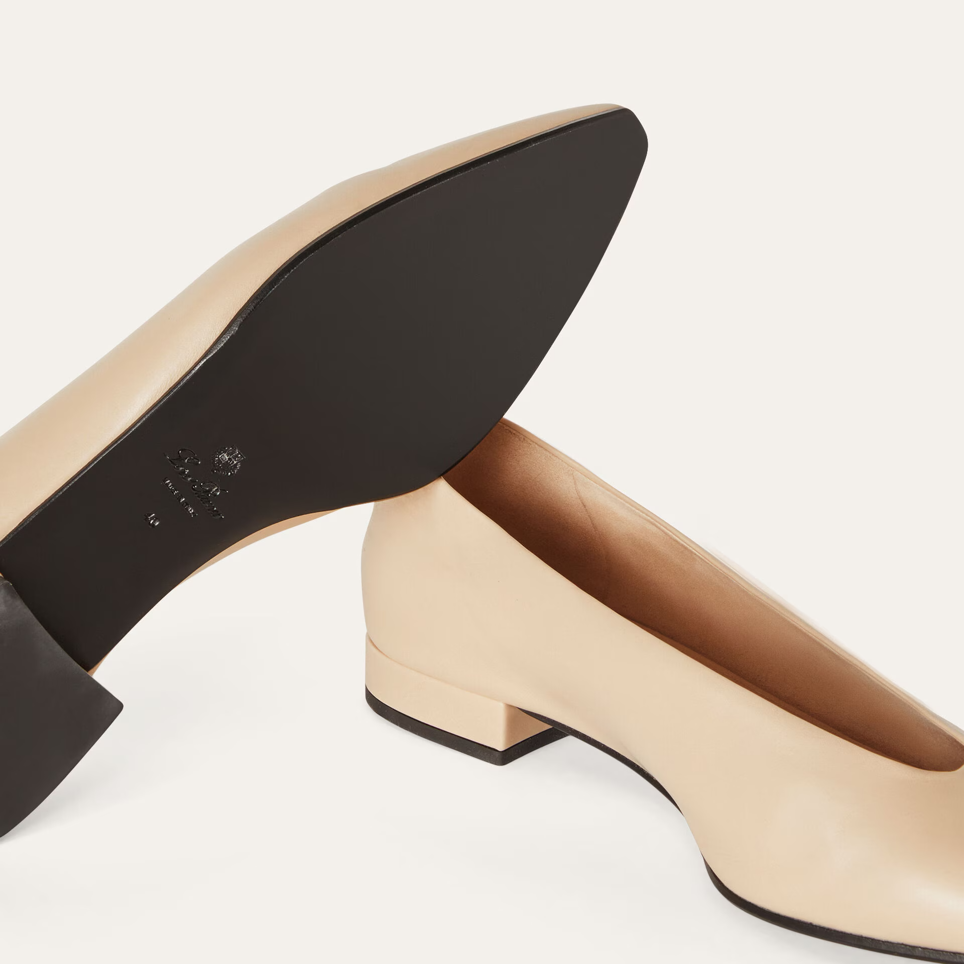 Loro Piana Rebecca Ballet Flat in Calfskin