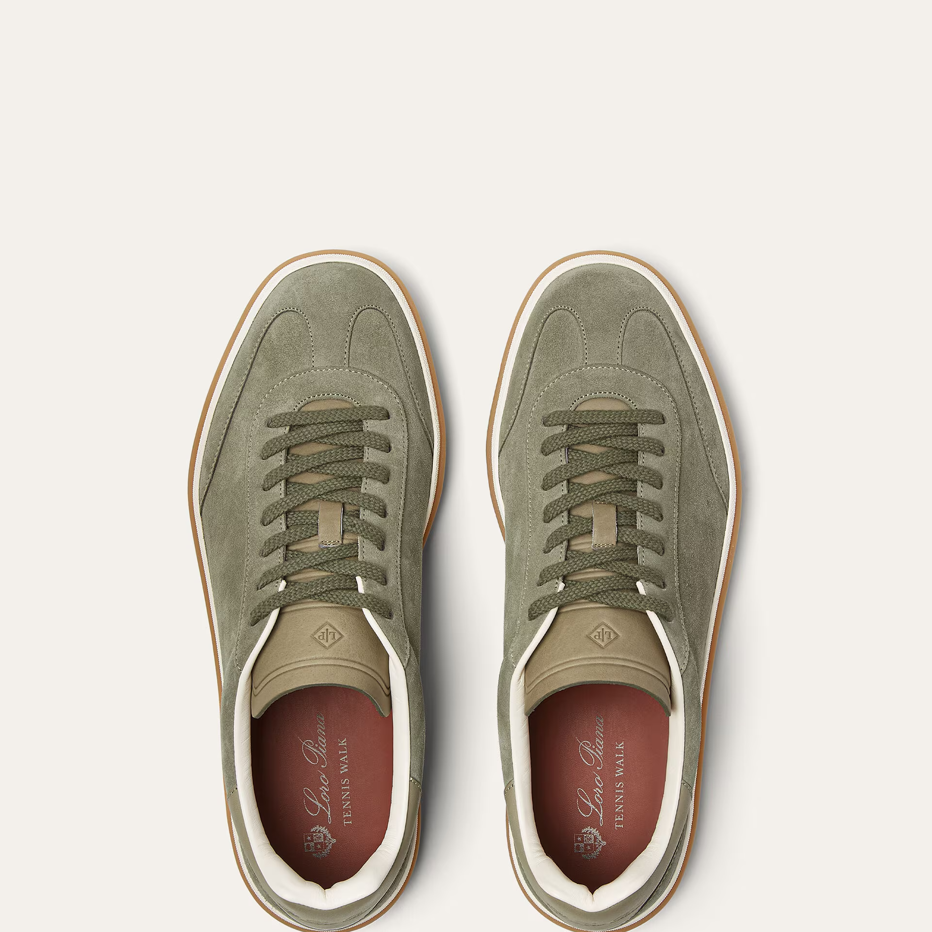 Loro Piana Tennis Walk Sneaker in Suede Calf Split