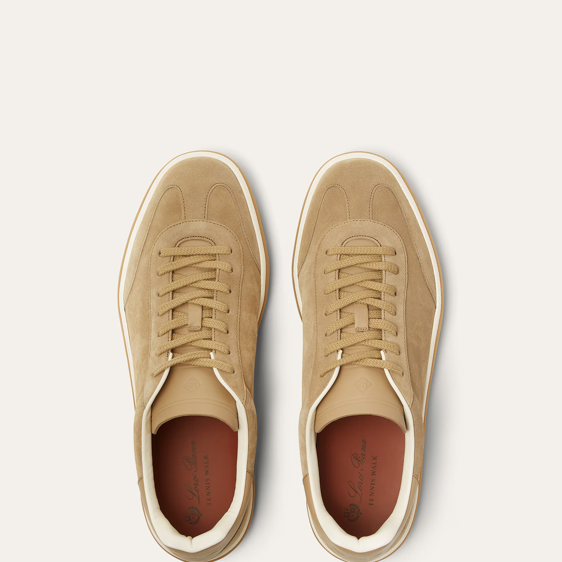 Loro Piana Tennis Walk Sneaker in Suede Calf Split