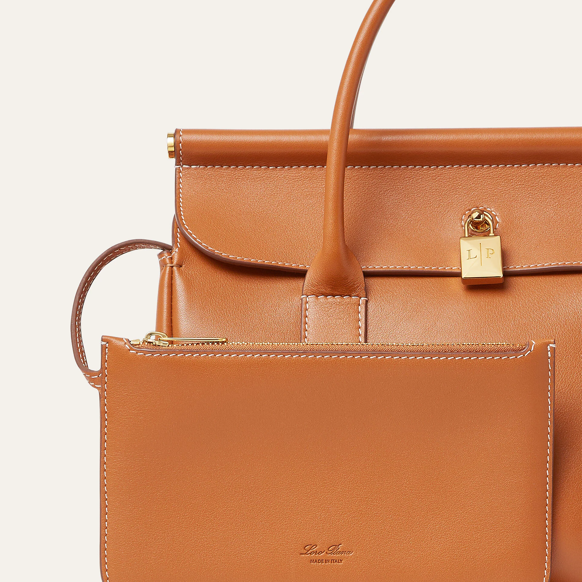 Loro Piana Loom bag L25 in Calfskin