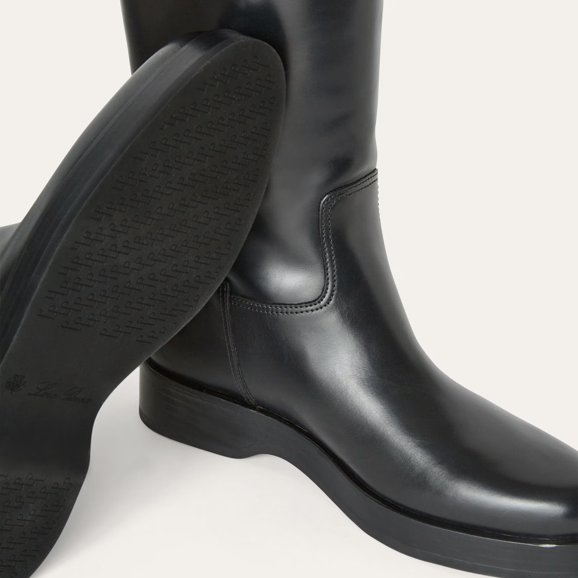 Loro Piana Lupo High Boot in Calfskin