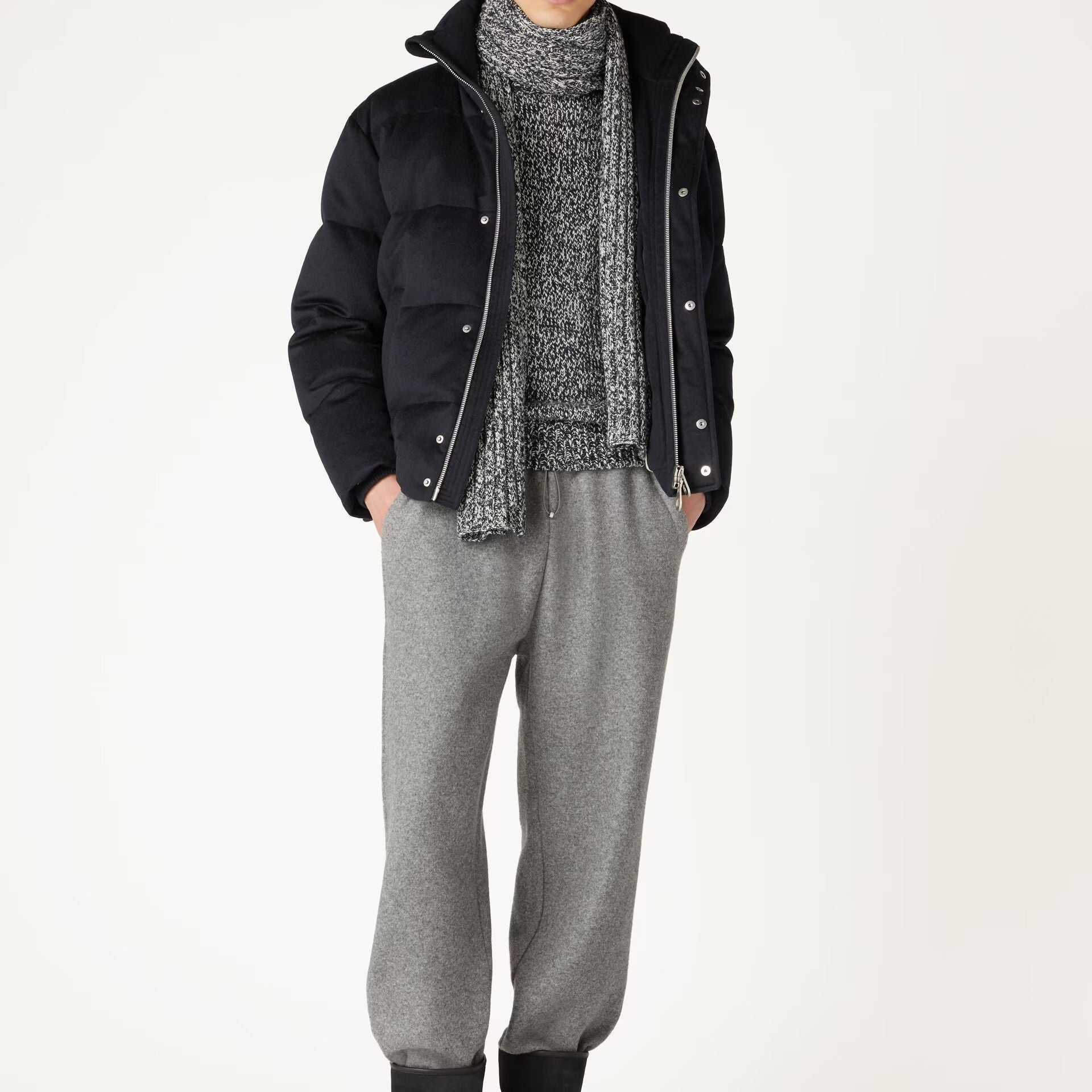 Loro Piana Giulio Puffer Jacket in Cashmere - Storm System®