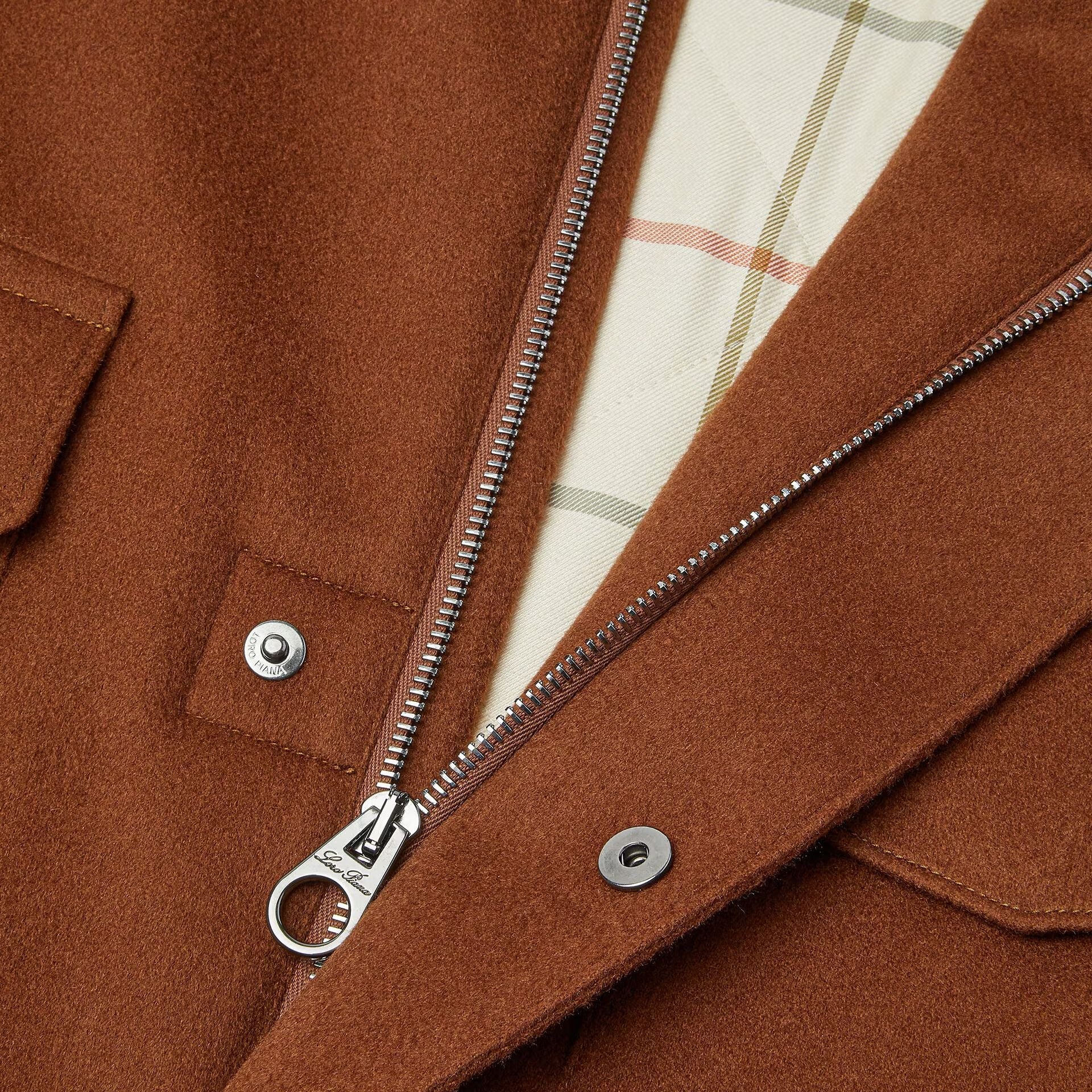 Loro Piana Traveller Field Jacket in Cashmere - Storm System®