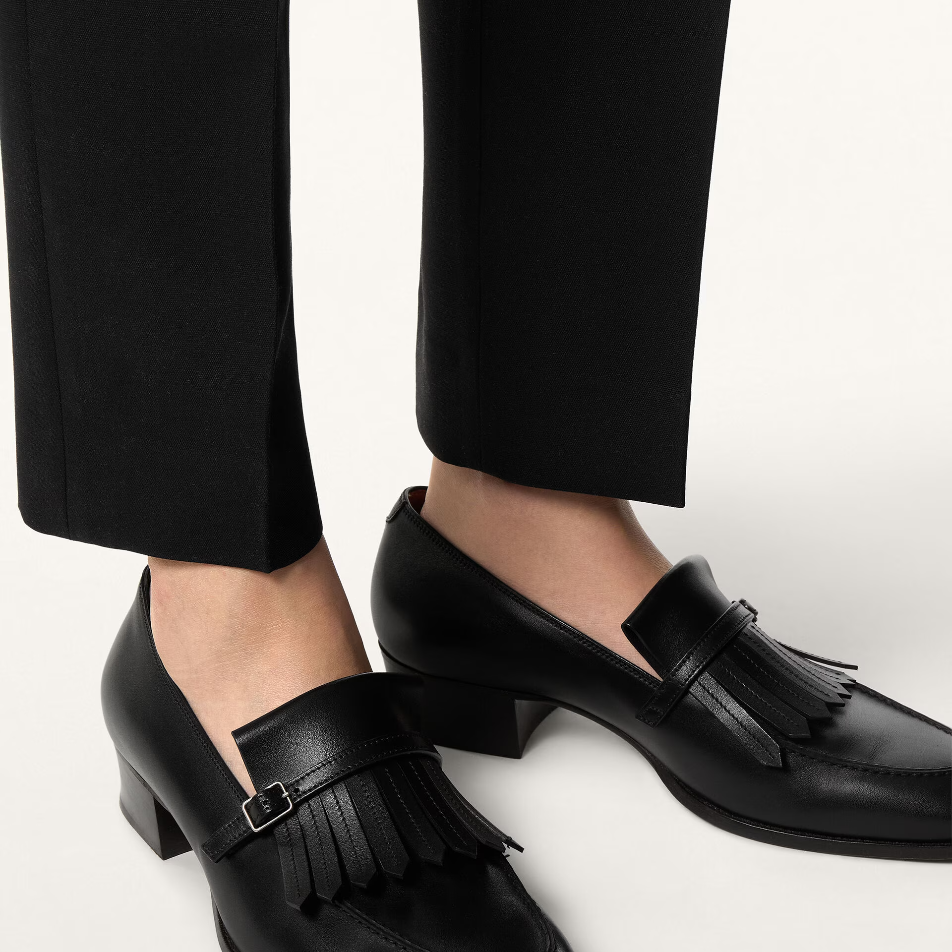 Loro Piana Pennan Fringe Loafer in Calfskin