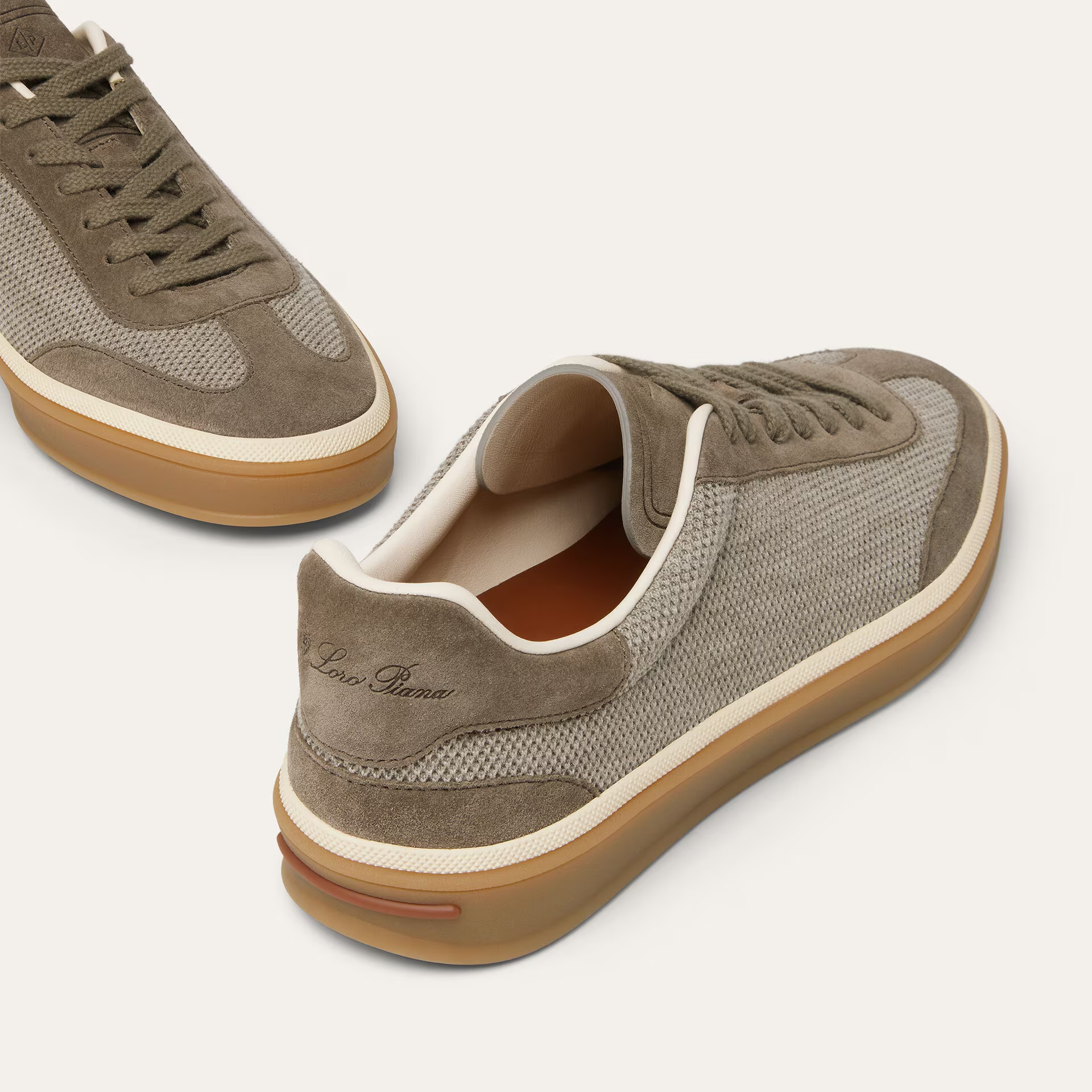 Loro Piana Tennis Walk Sneaker in Pecora Nera®