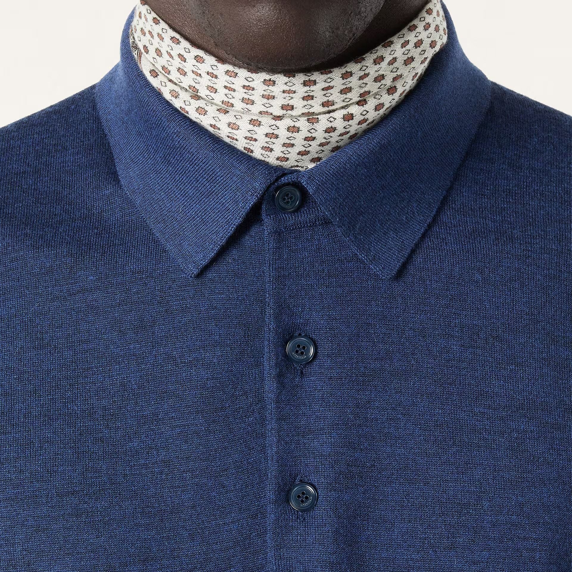Loro Piana Sottile Polo Shirt in Virgin Wool, Cashmere, Silk