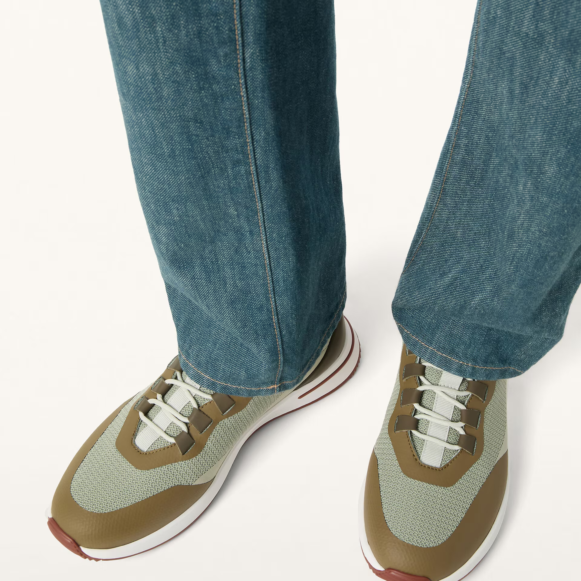 Loro Piana Week End Walk Sneaker in Technical Mesh
