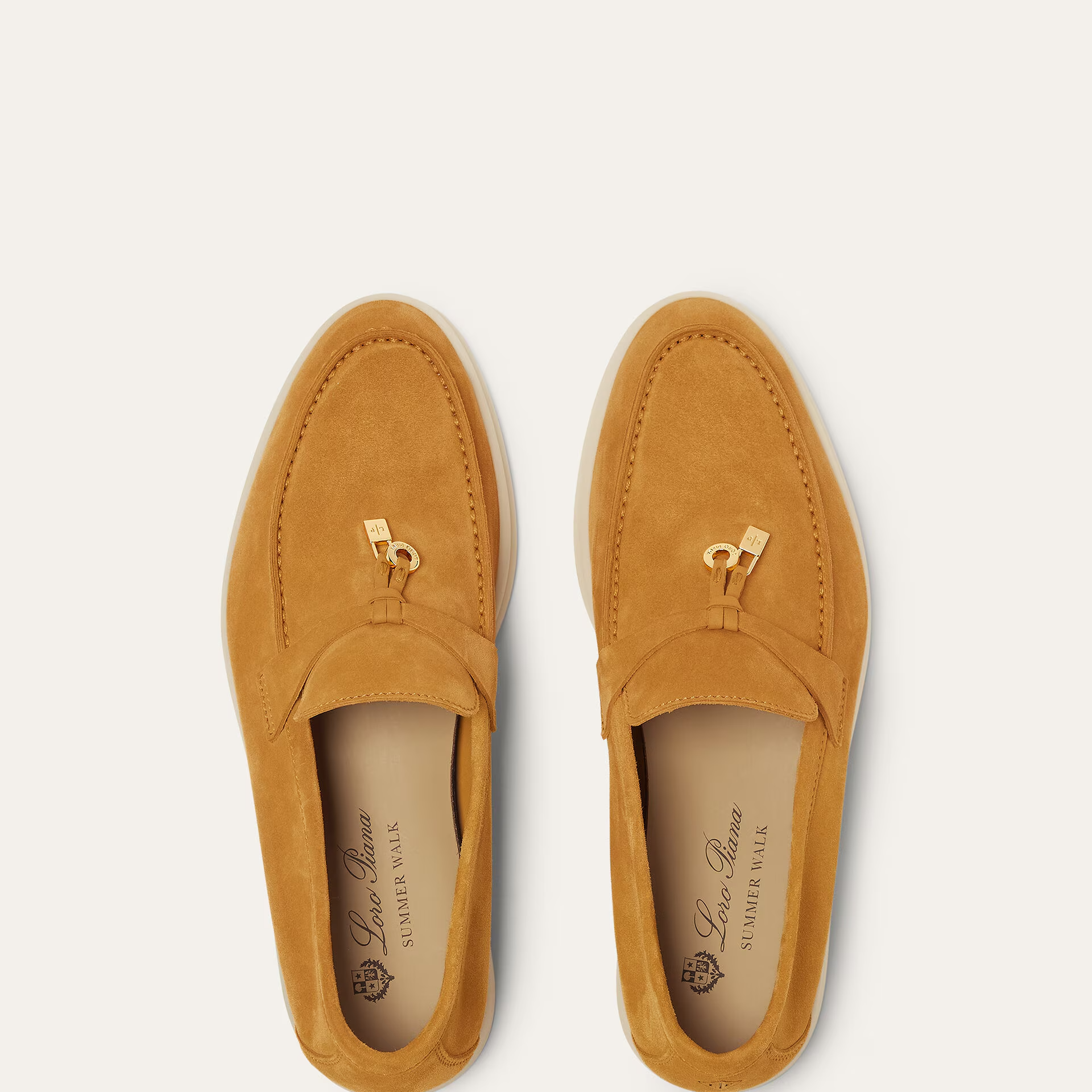 Loro Piana Summer Charms Walk Loafer in Suede