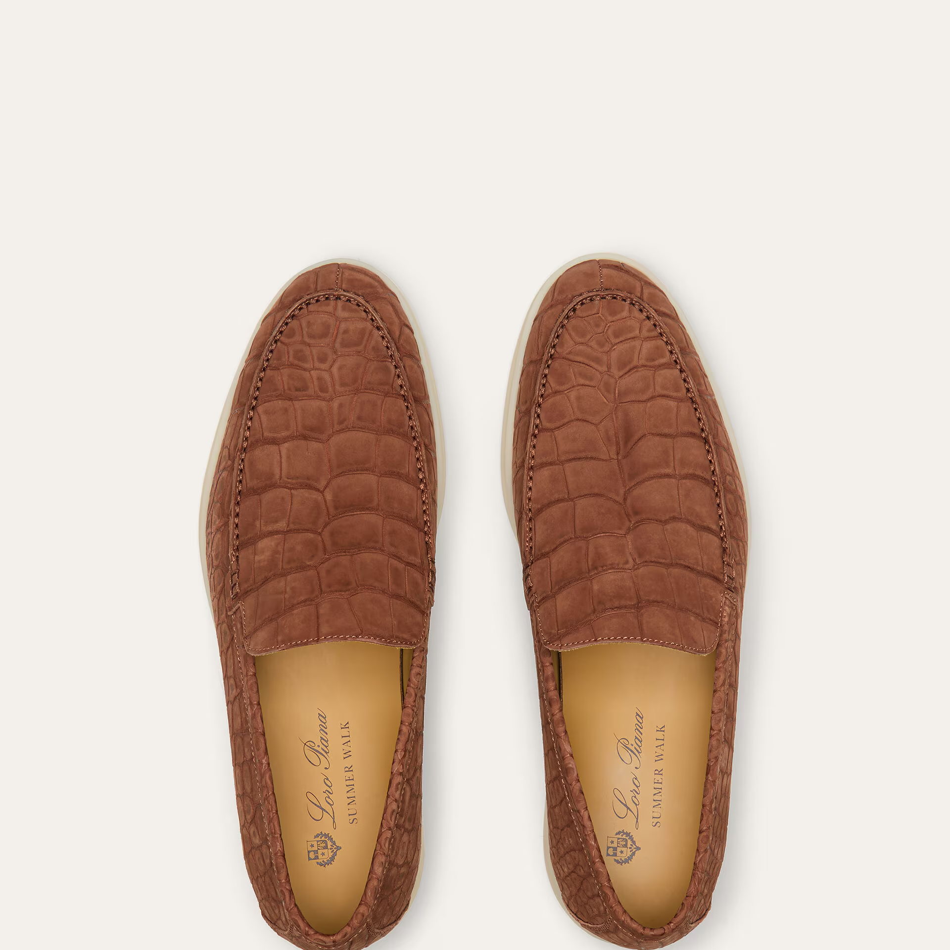 Loro Piana Summer Walk Loafer in Alligator Leather