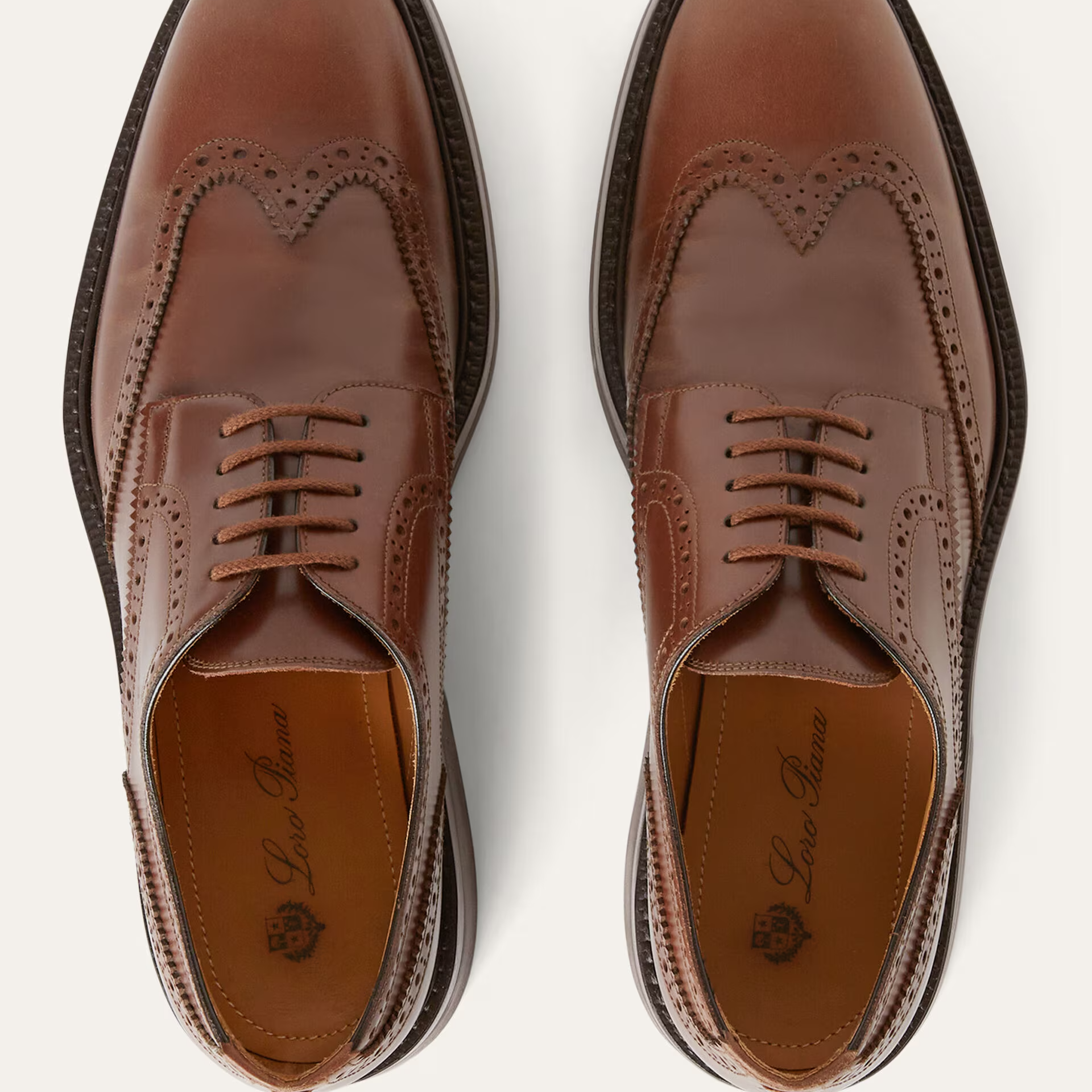 Loro Piana Oliver Walk Derby in Calfskin
