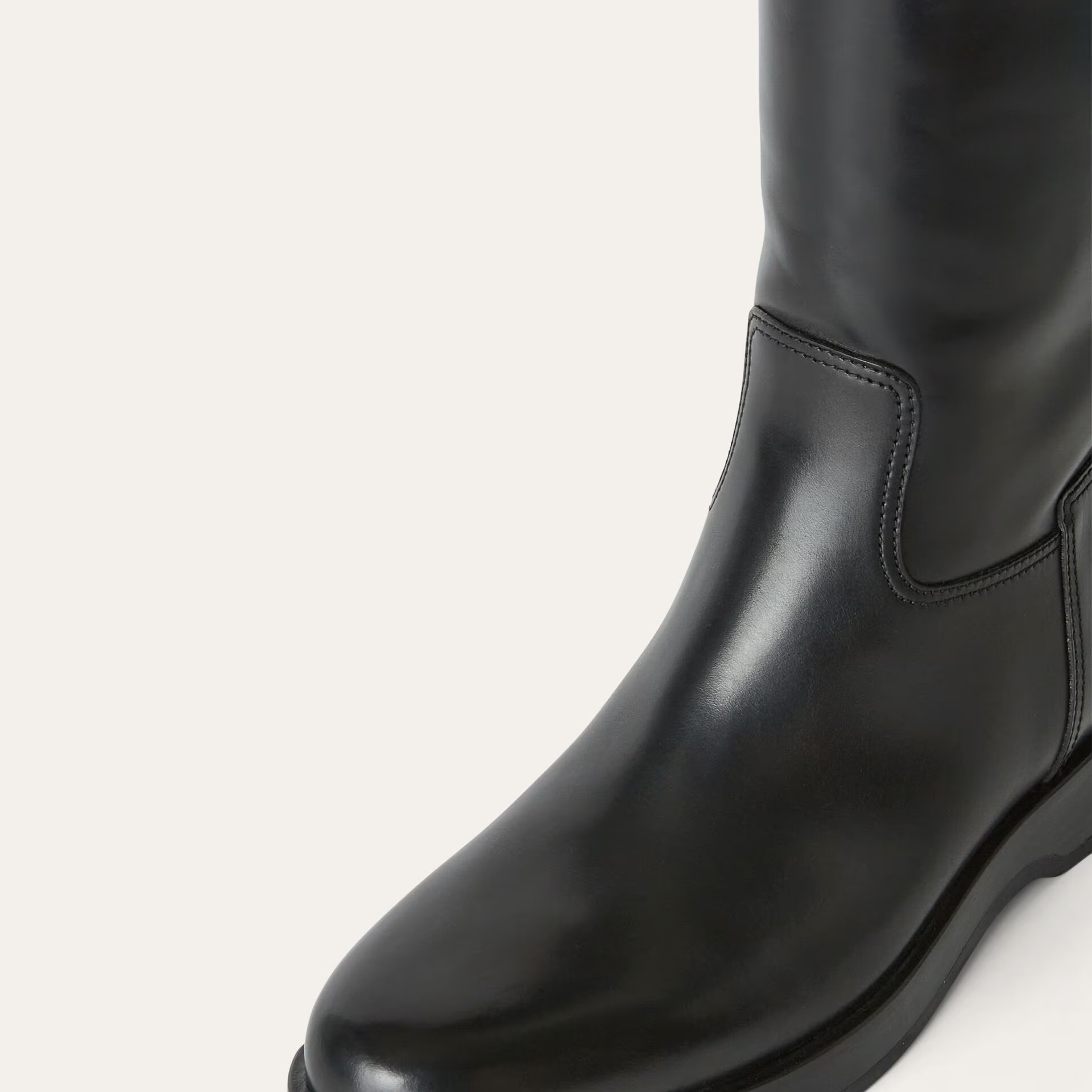 Loro Piana Lupo High Boot in Calfskin