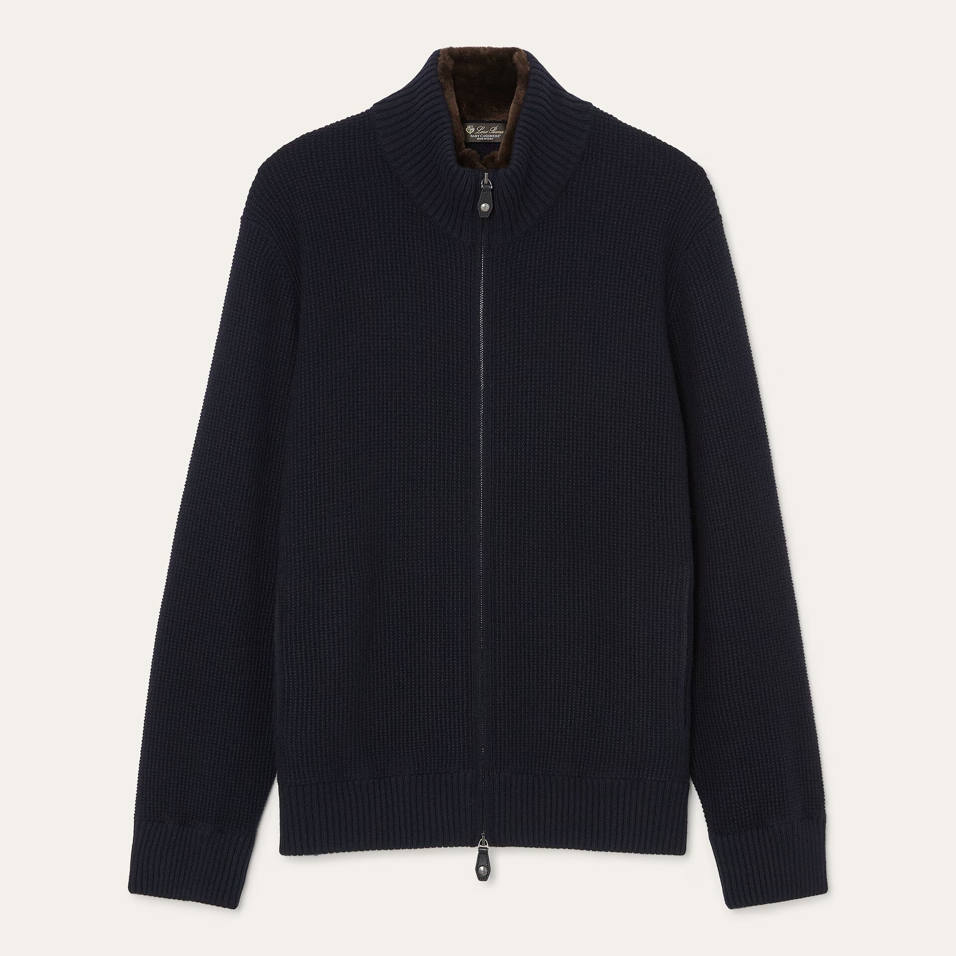 Loro Piana Alpe Bomber Jumper in Baby Cashmere Coarsehair