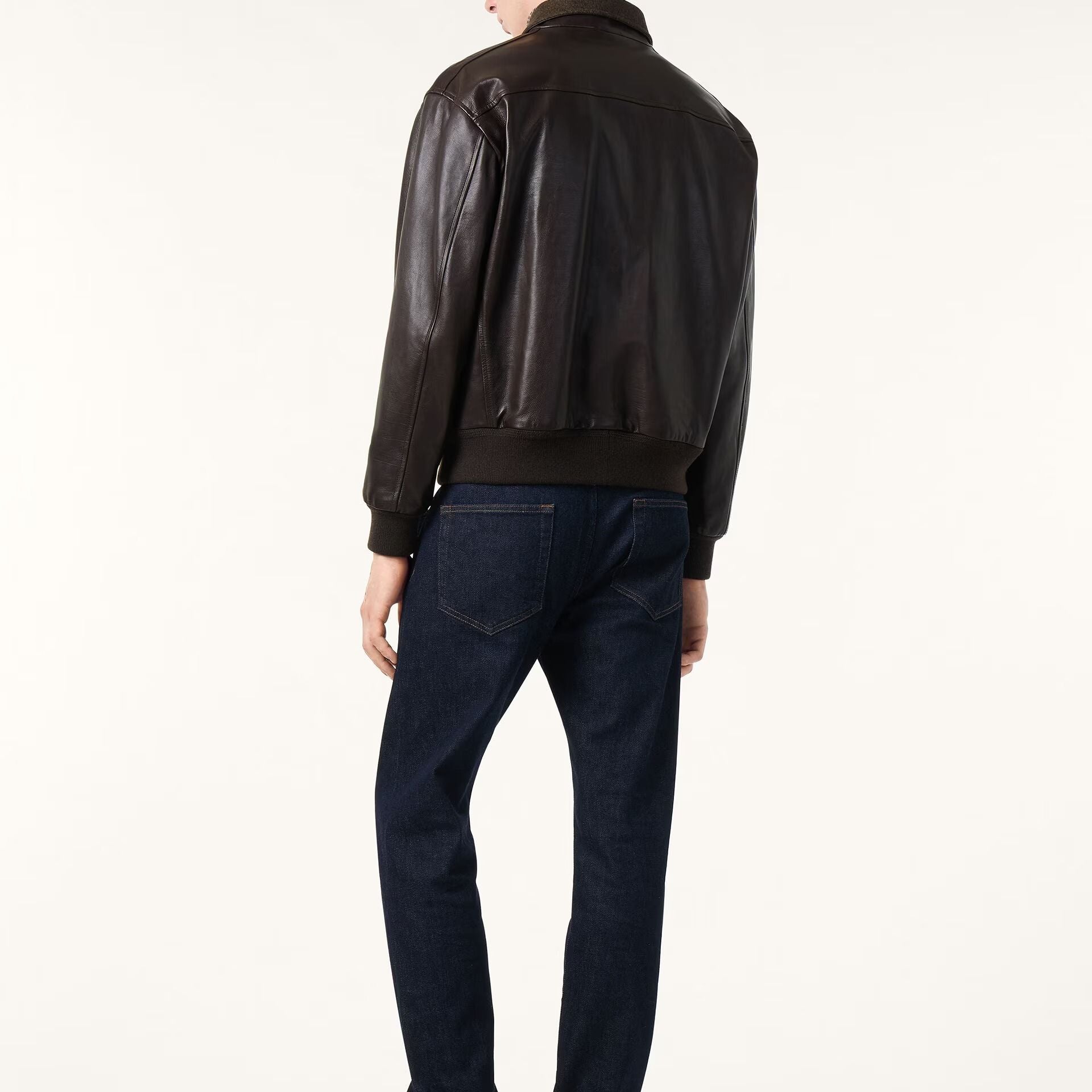 Loro Piana Johnie Bomber in Calfskin