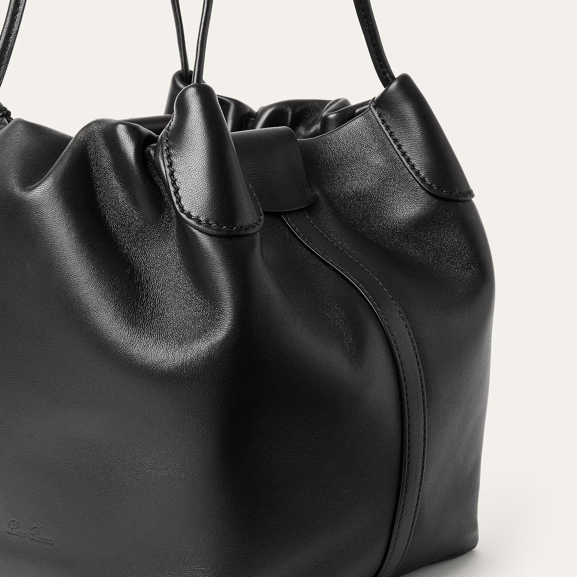 Loro Piana Small Bale Softy bag in Lambskin
