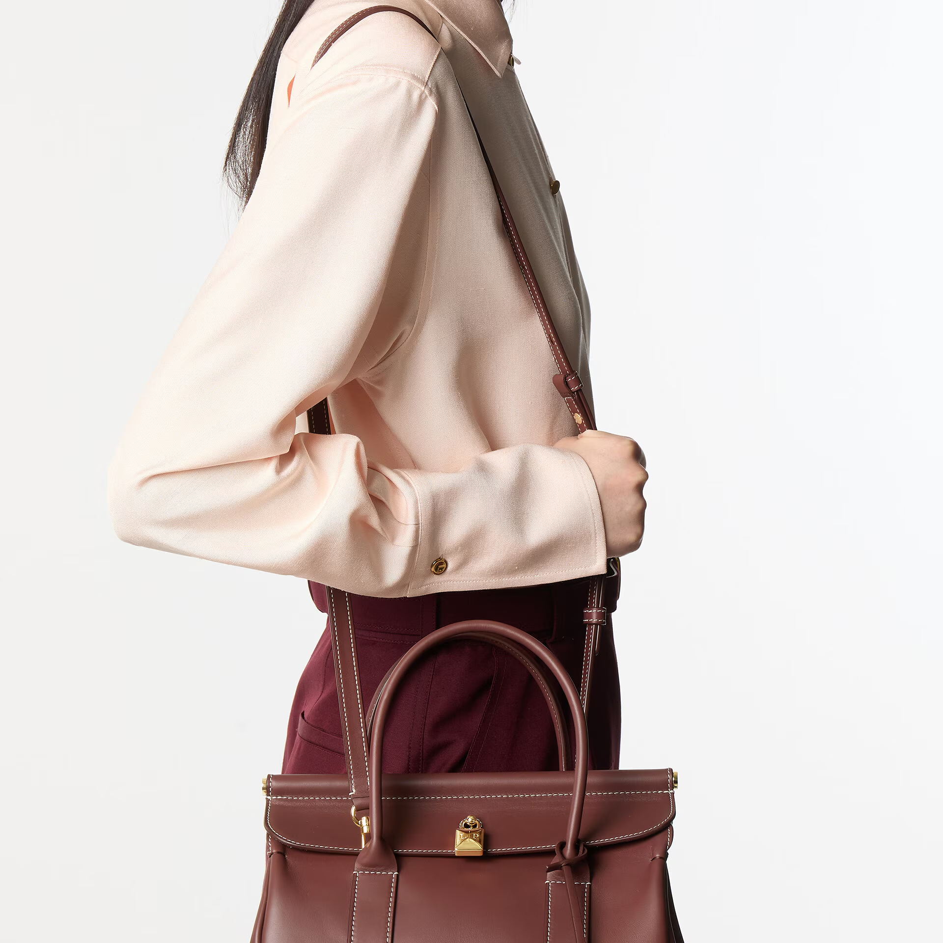 Loro Piana Loom bag L25 in Calfskin