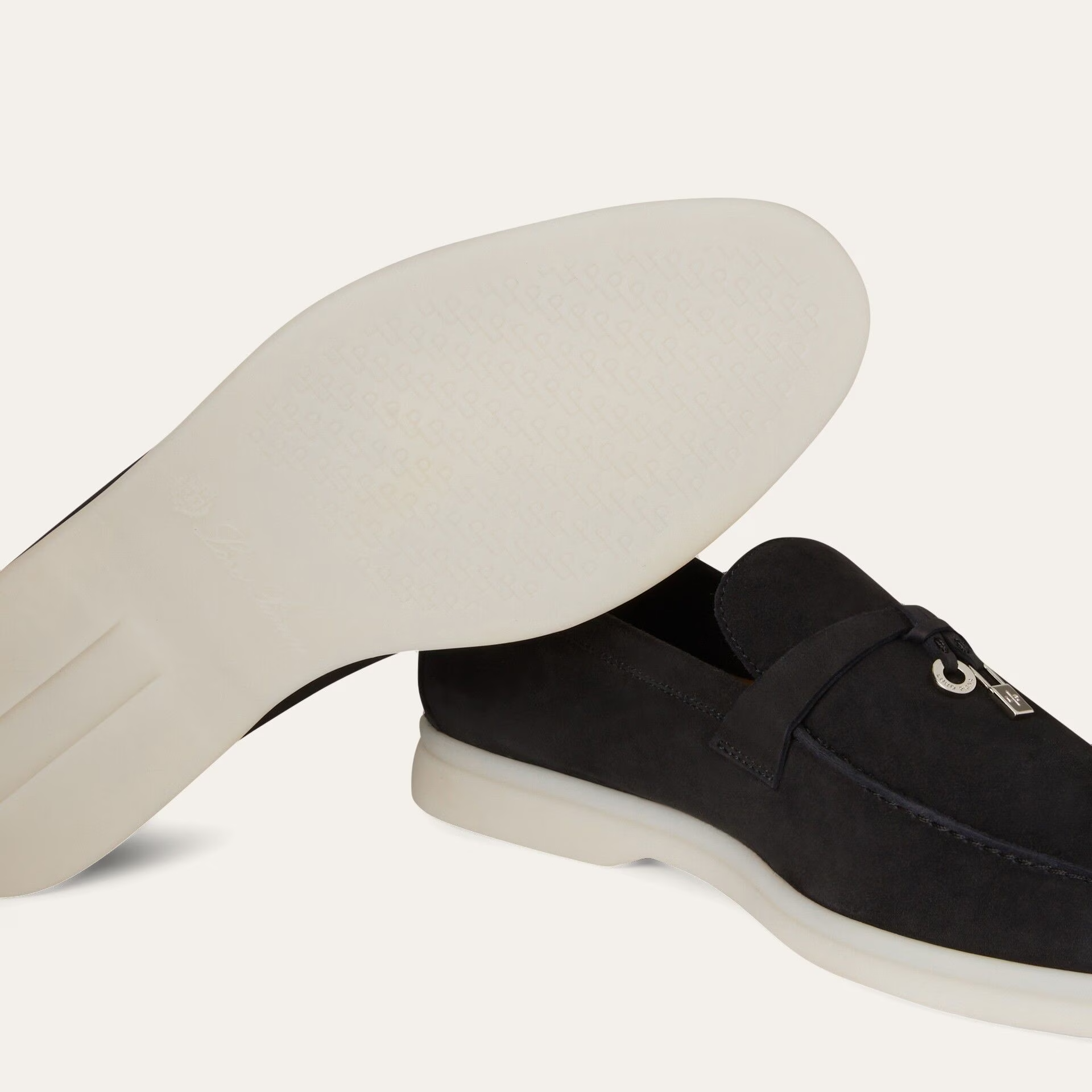 Loro Piana Summer Charms Walk Loafer in Suede
