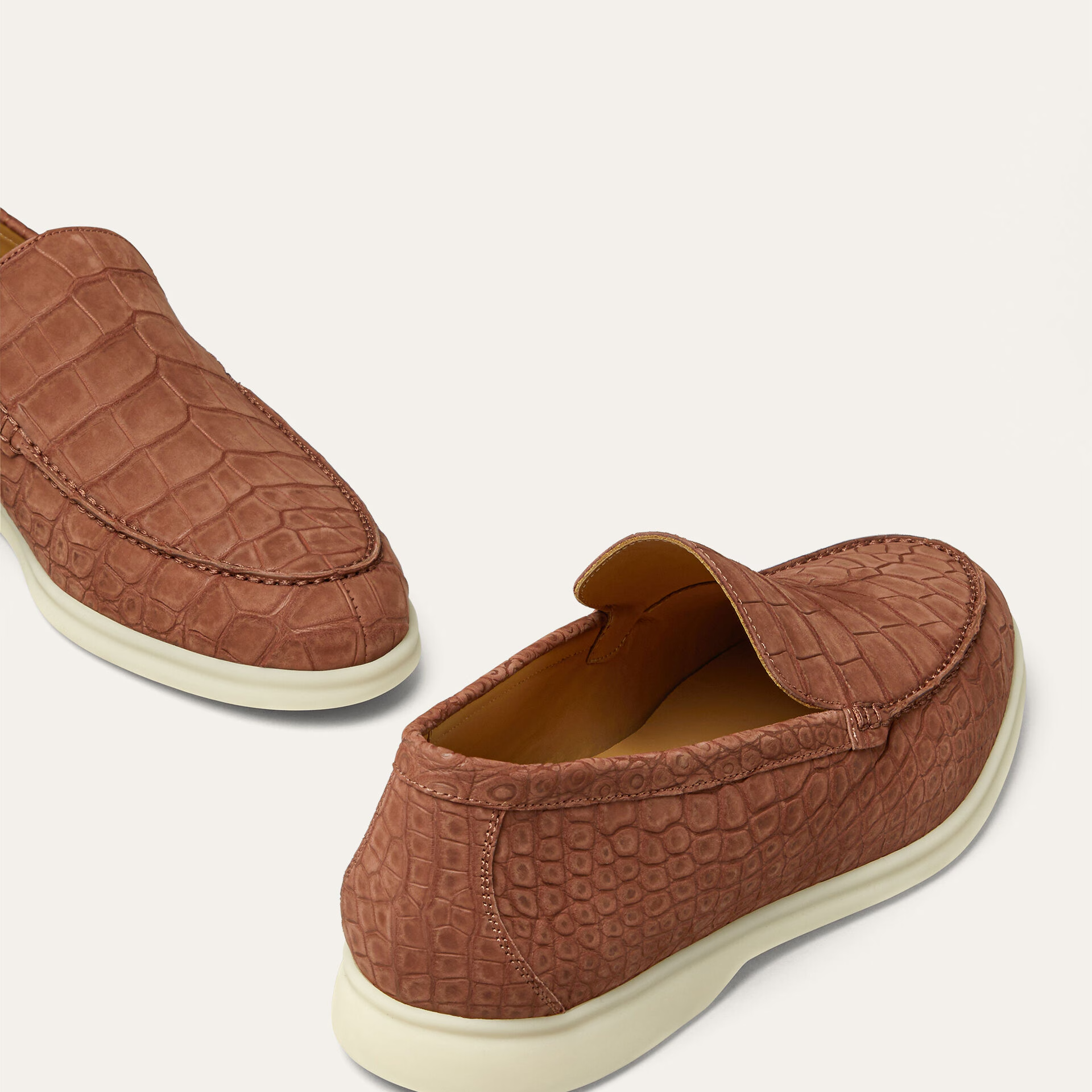Loro Piana Summer Walk Loafer in Alligator Leather