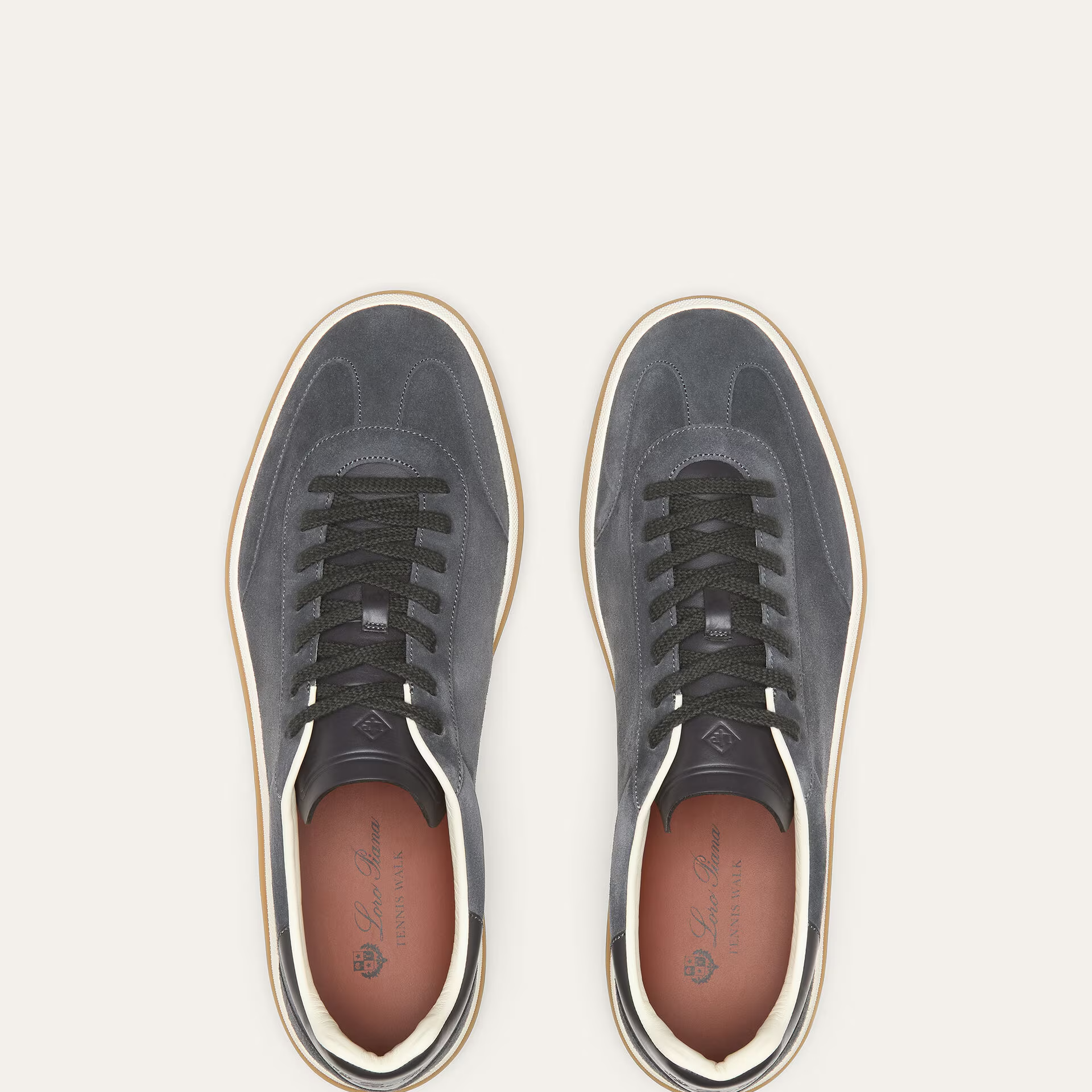 Loro Piana Tennis Walk Sneaker in Suede Calf Split