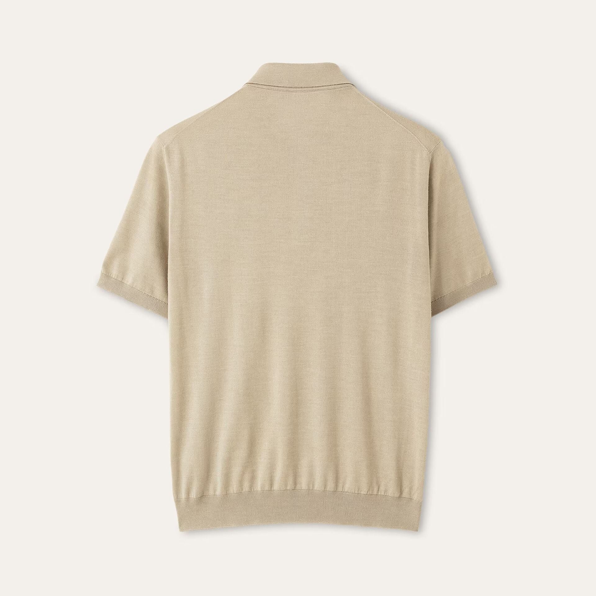 Loro Piana Sottile Polo Shirt in Virgin Wool, Cashmere, Silk