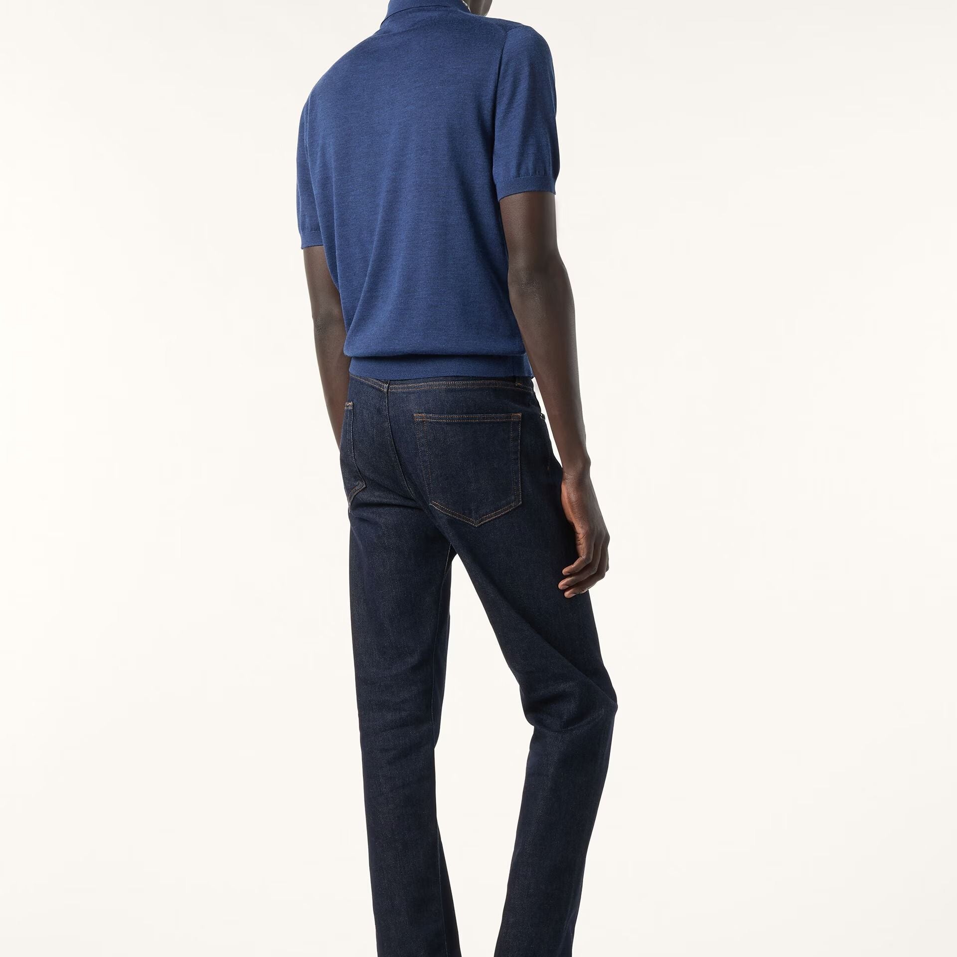 Loro Piana Sottile Polo Shirt in Virgin Wool, Cashmere, Silk