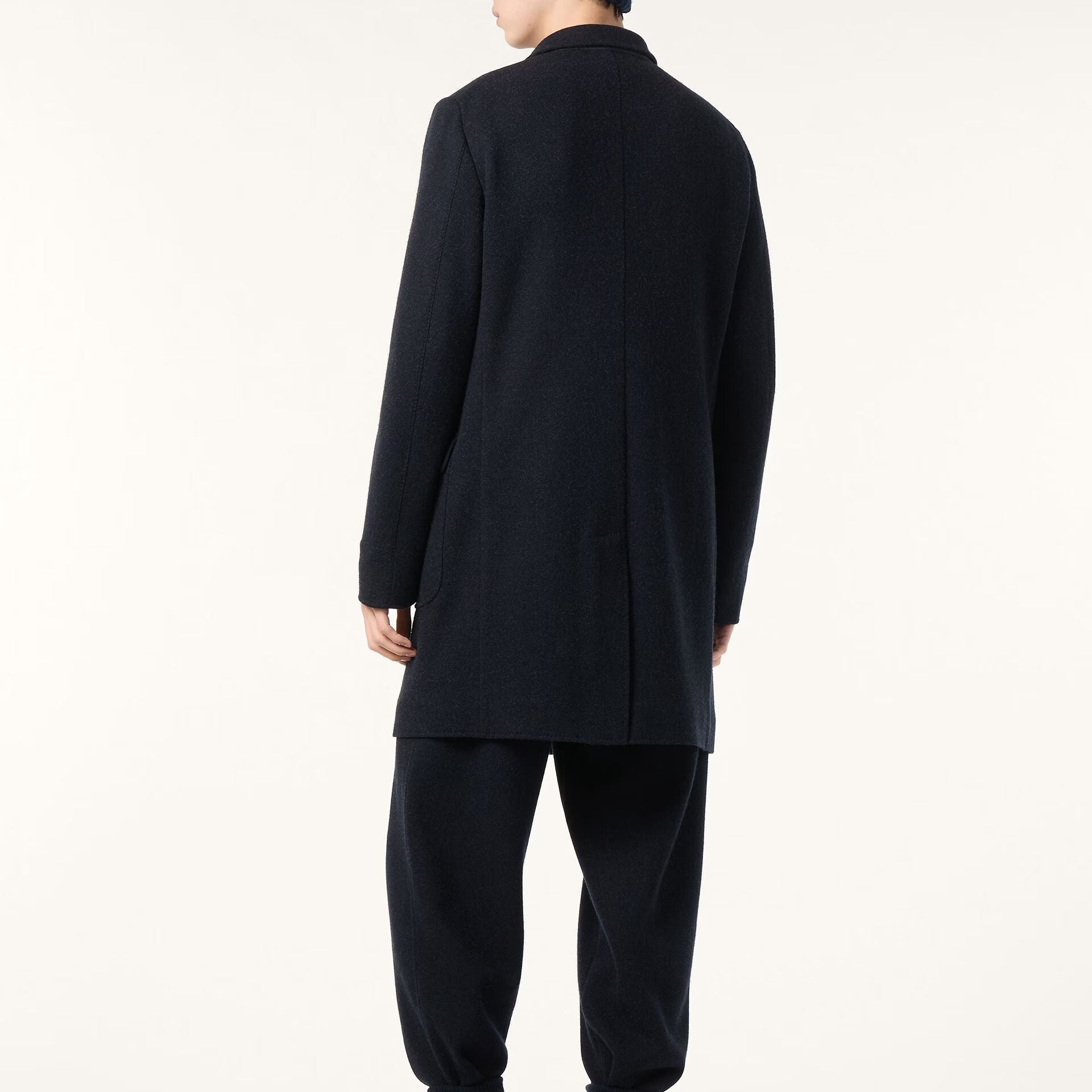 Loro Piana Sweater Coat in Jersey Novalis