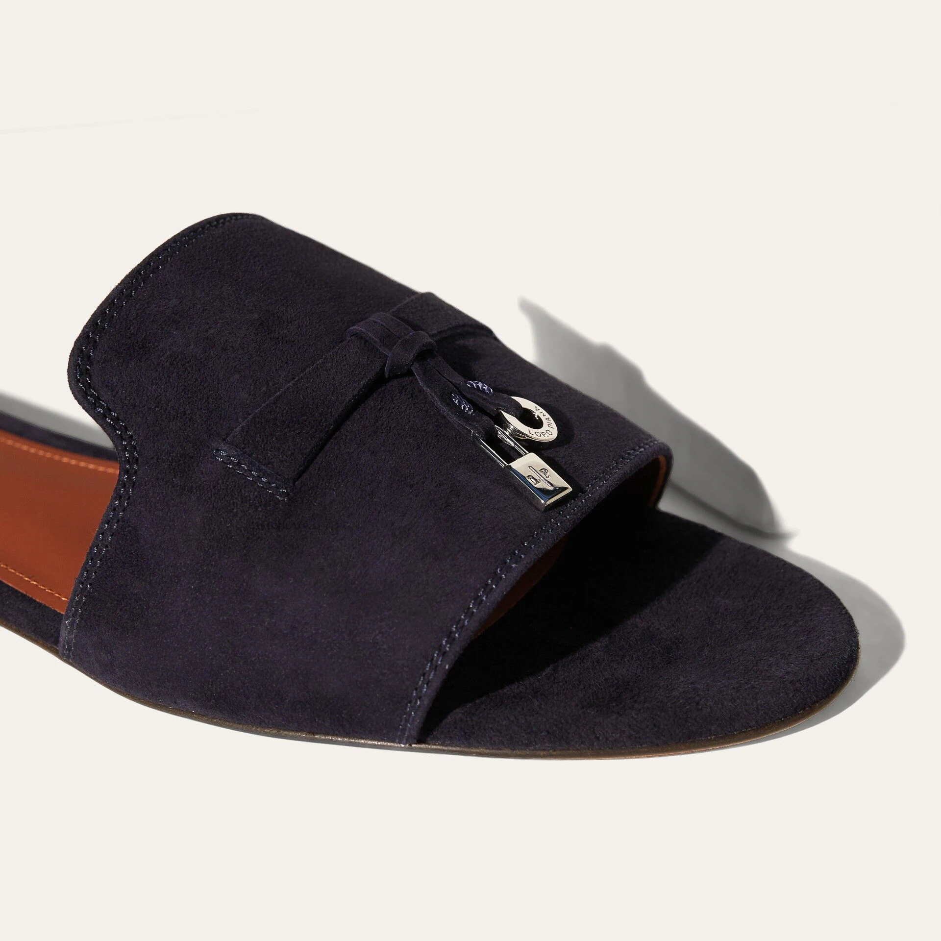 Loro Piana Summer Charms Sandal in Suede Goatskin
