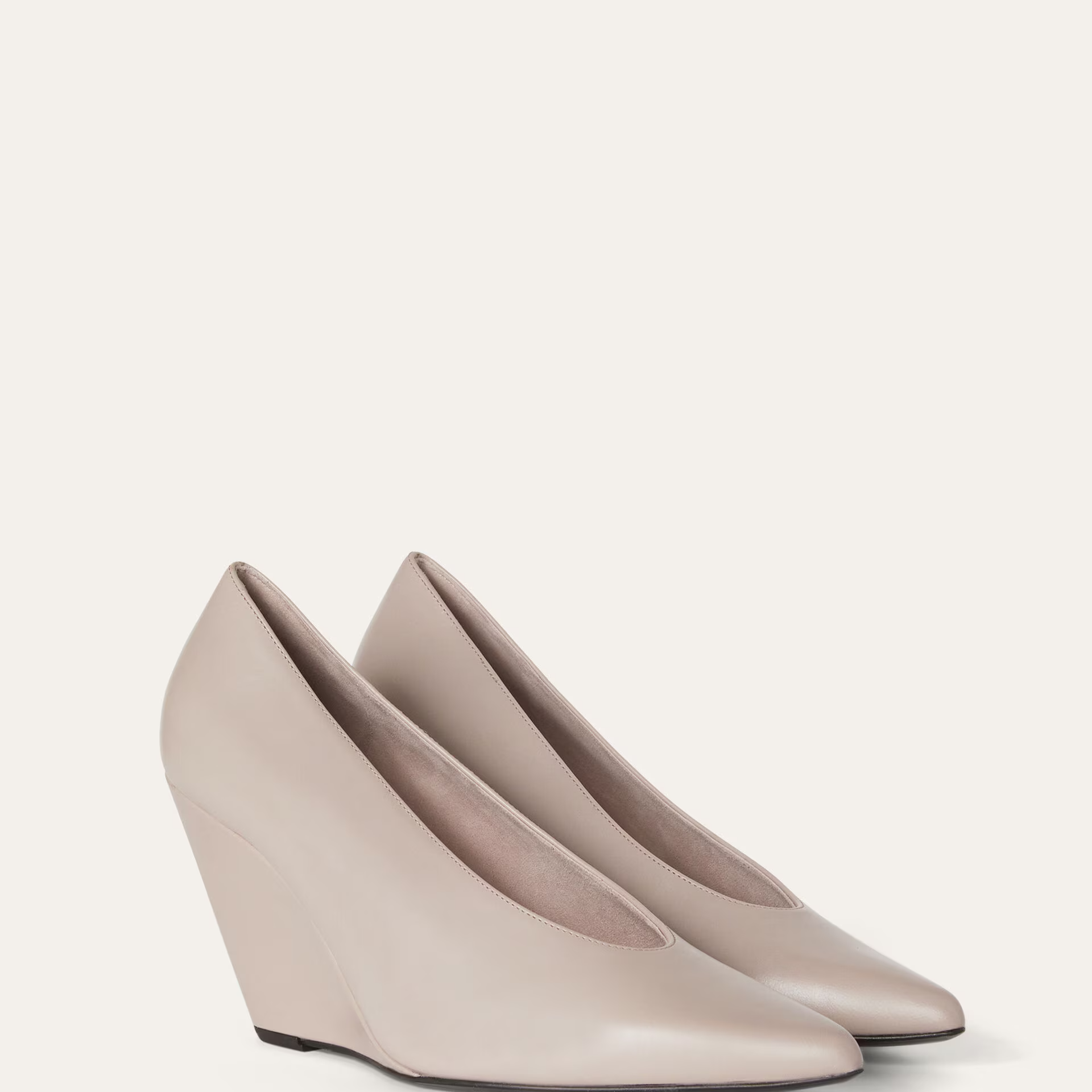 Loro Piana Viola High Wedge Pump in Calfskin