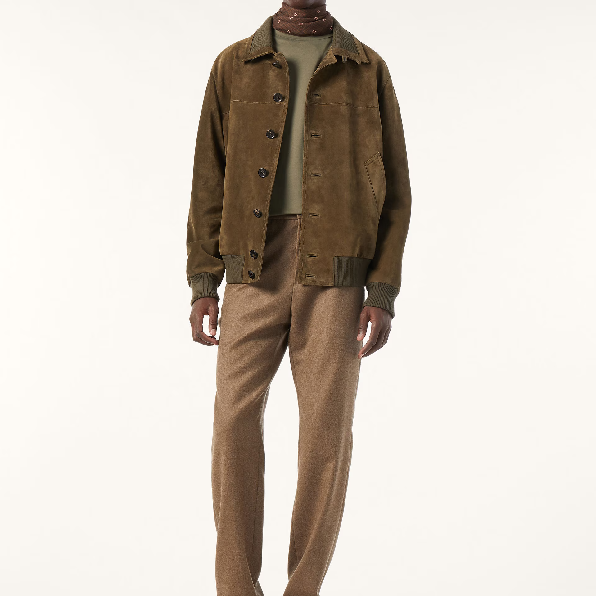 Loro Piana Maremma Bomber Jacket in Calfskin