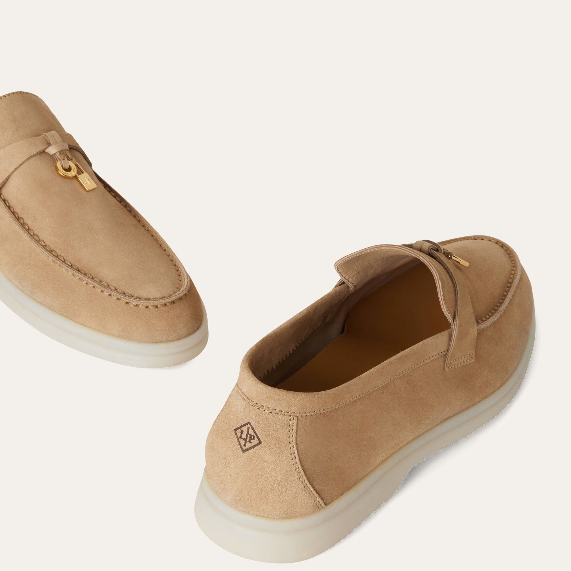 Loro Piana Summer Charms Walk Loafer in Suede