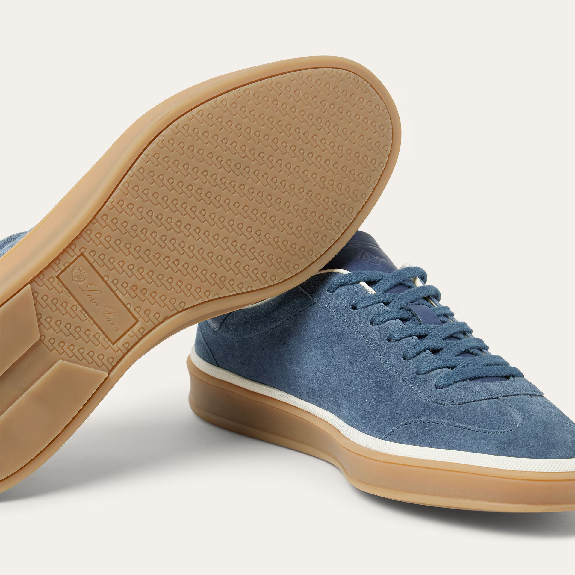 Loro Piana Tennis Walk Sneaker in Suede Calf Split