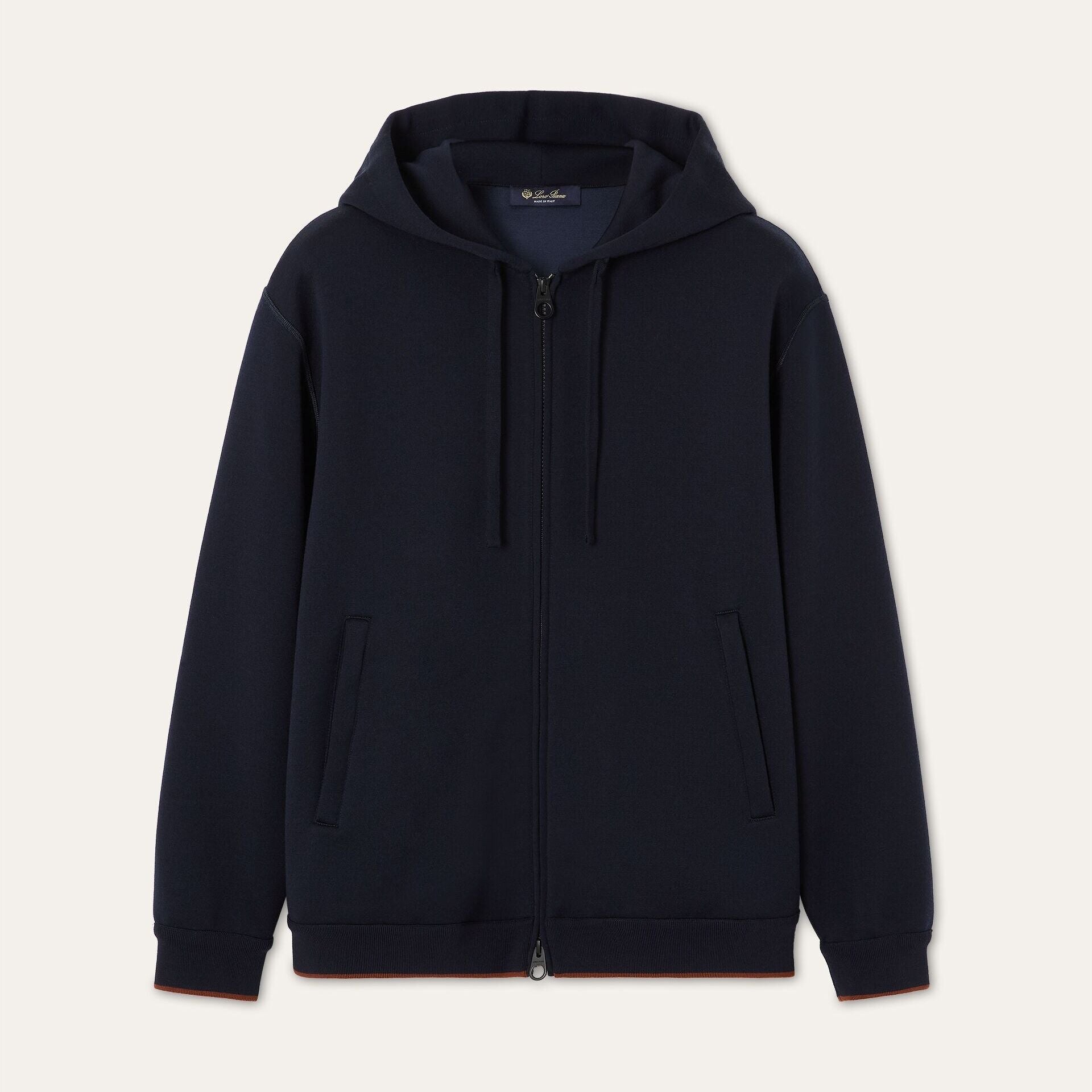 Loro Piana Cleek Bomber Jacket in Virgin Wool, Silk