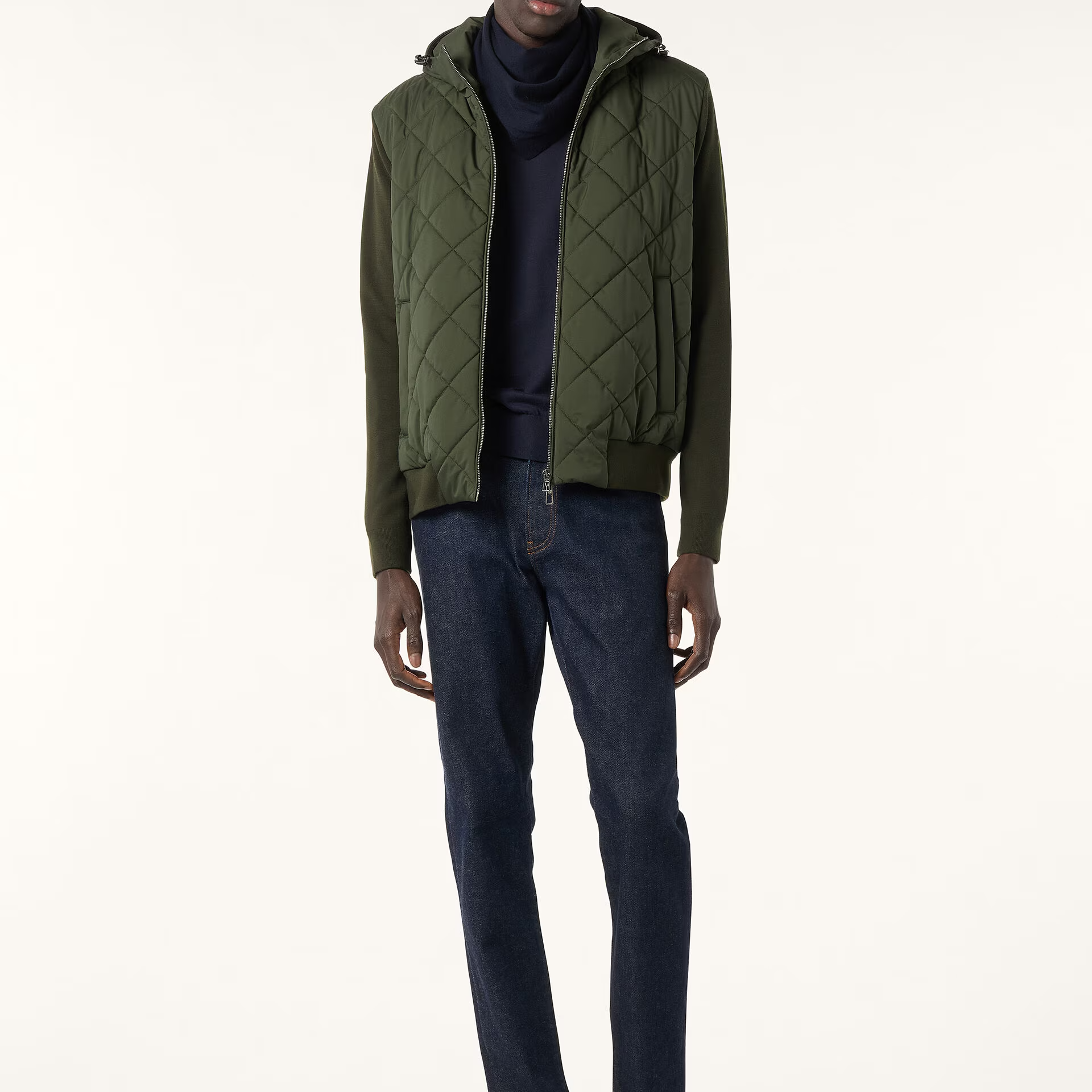 Loro Piana Ampay Bomber Jacket in Microfibre - Storm System®
