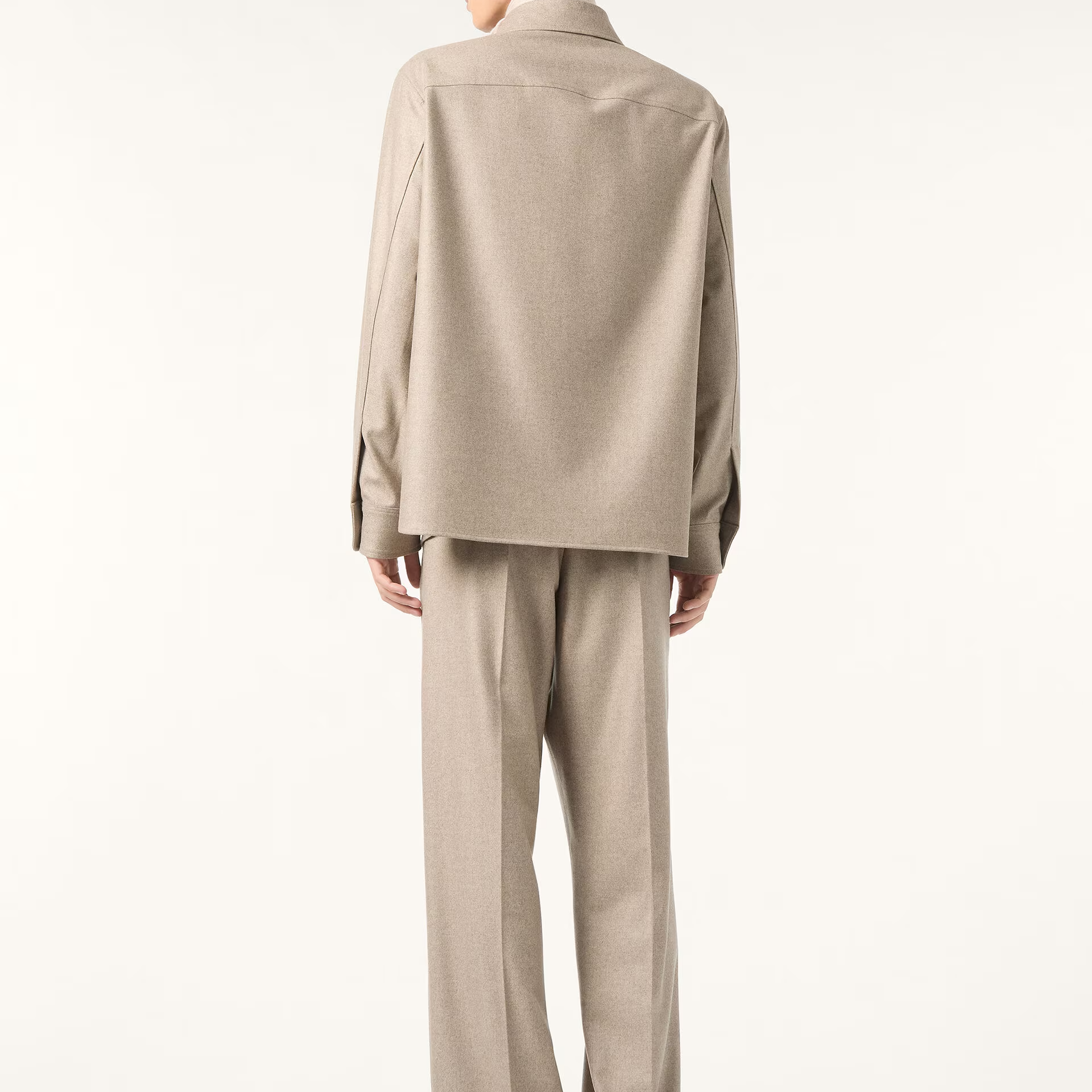 Loro Piana Jim Overshirt in Virgin Wool, Cashmere