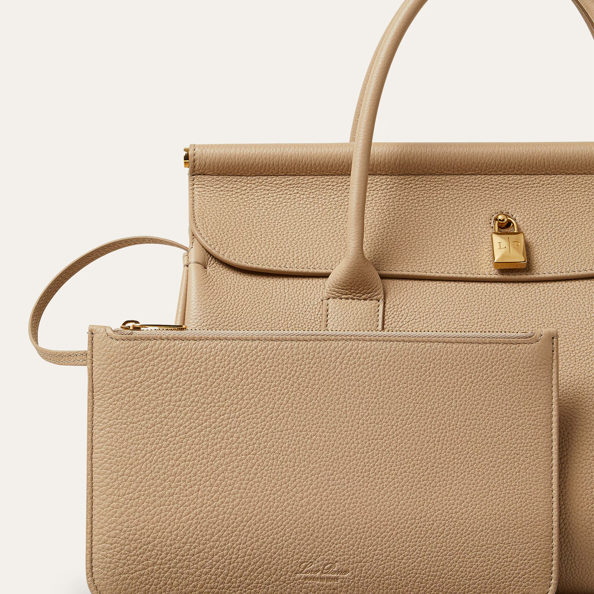 Loro Piana Loom bag L32 in Grained Calfskin