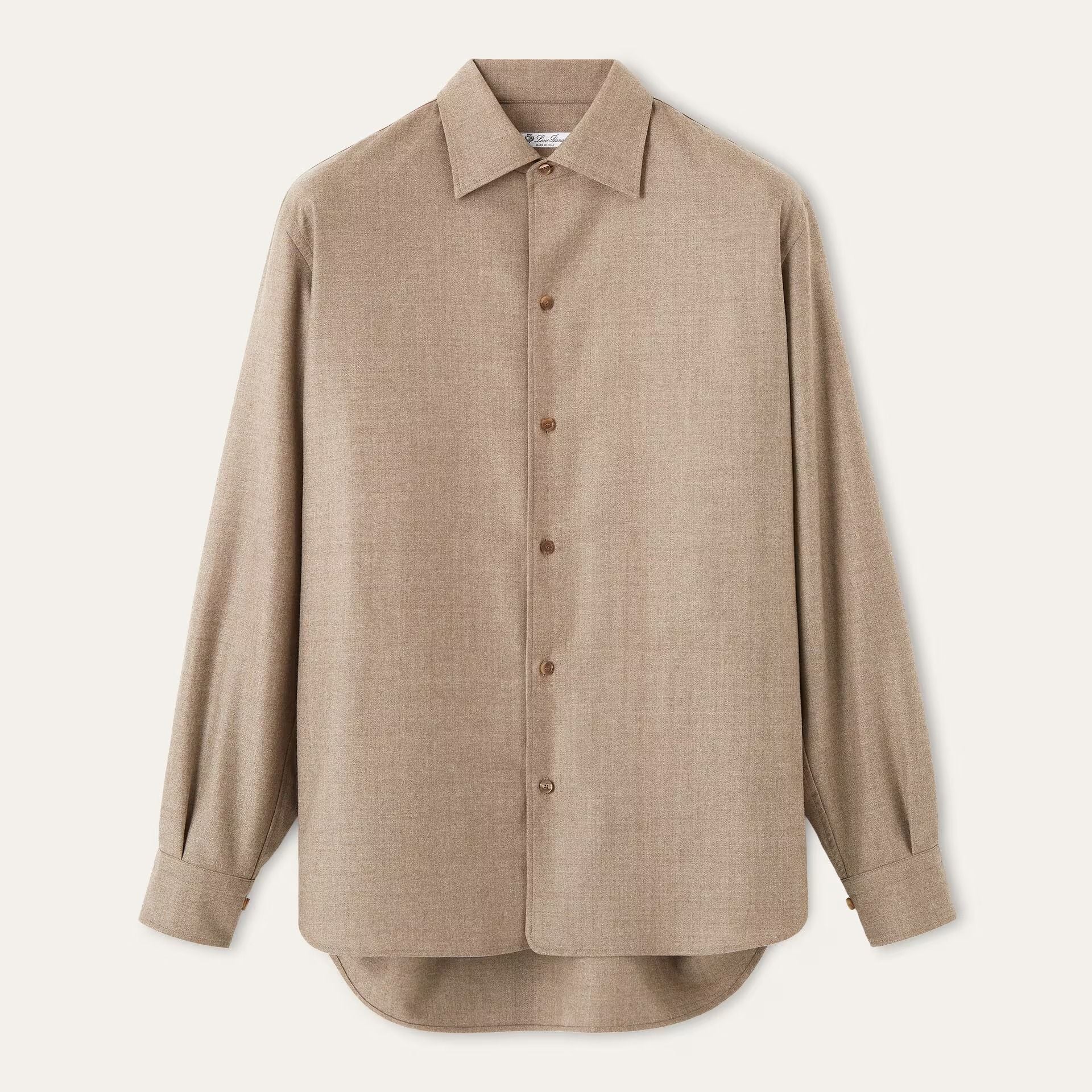 Loro Piana Franco Shirt in Pecora Nera®