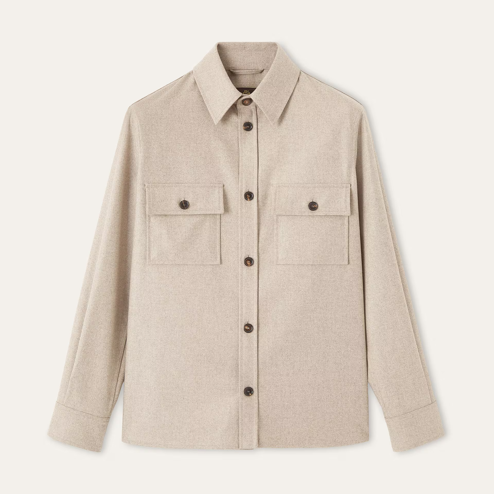Loro Piana Jim Overshirt in Virgin Wool, Cashmere