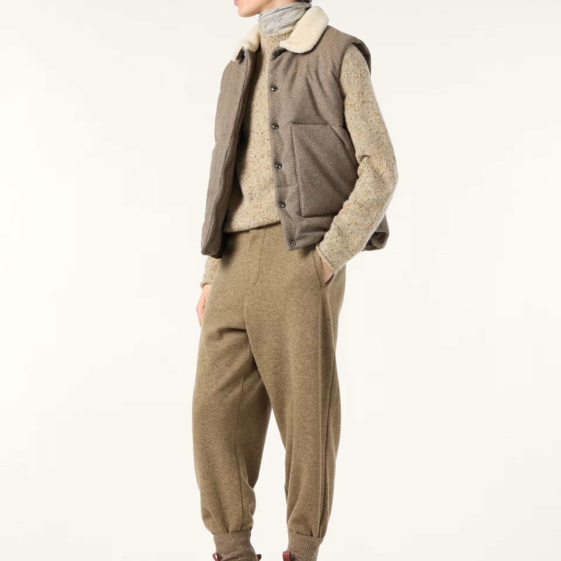 Loro Piana Dug Vest in Wish® Wool, Cashmere - Storm System®
