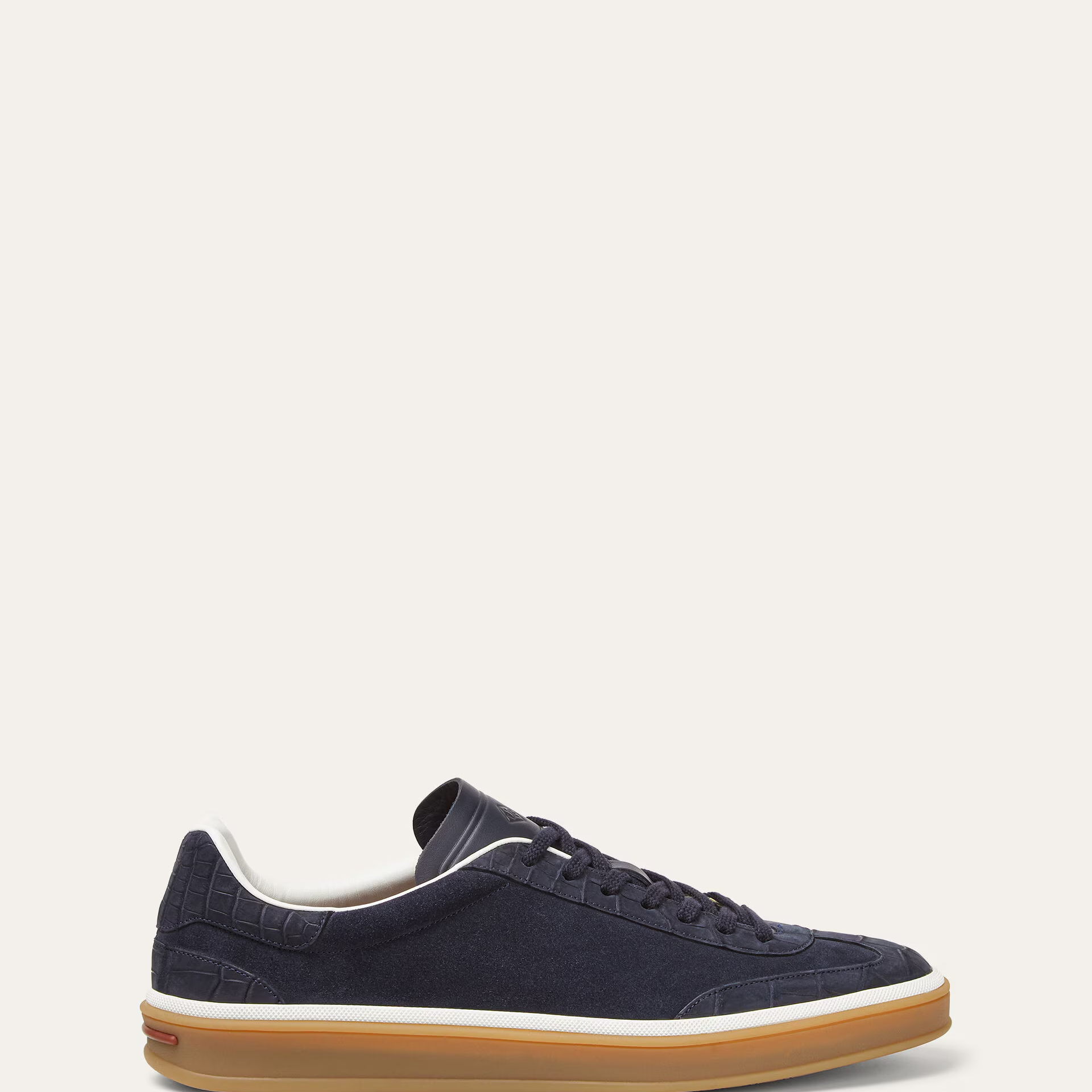 Loro Piana Tennis Walk Sneaker in Suede Calf Split