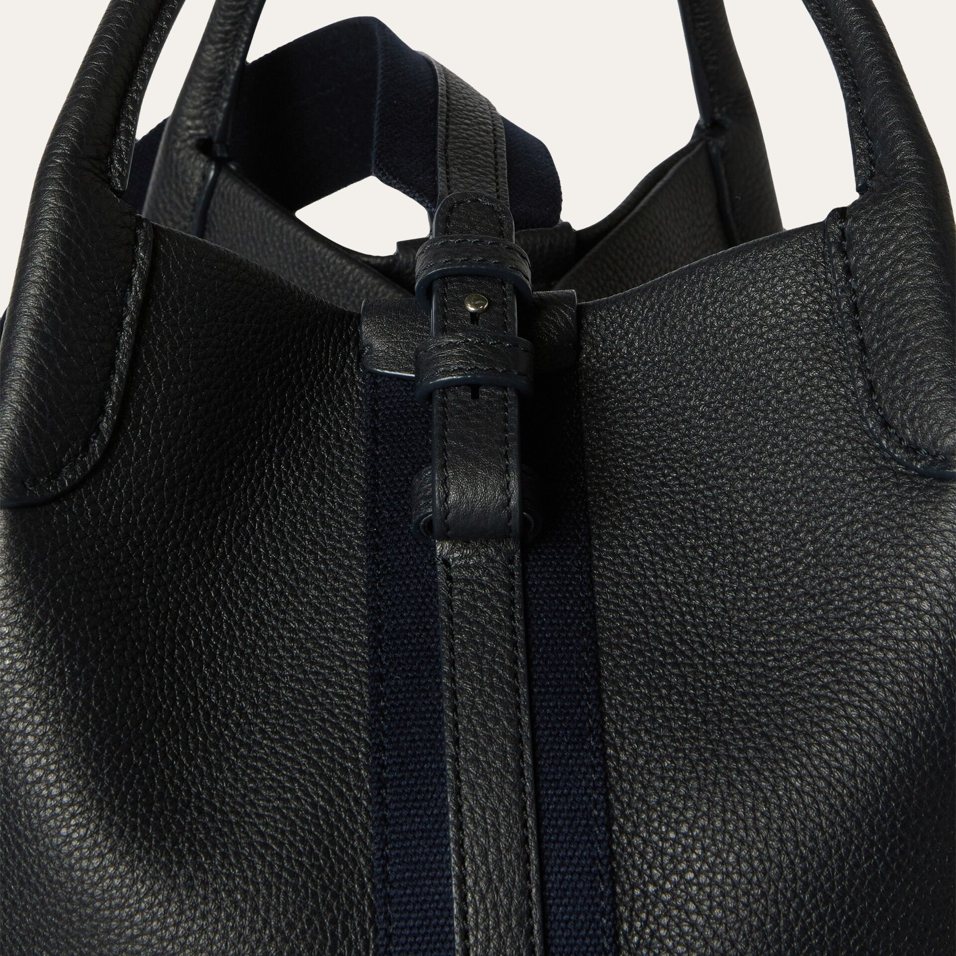 Loro Piana Large Bale bag in Grained Calfskin