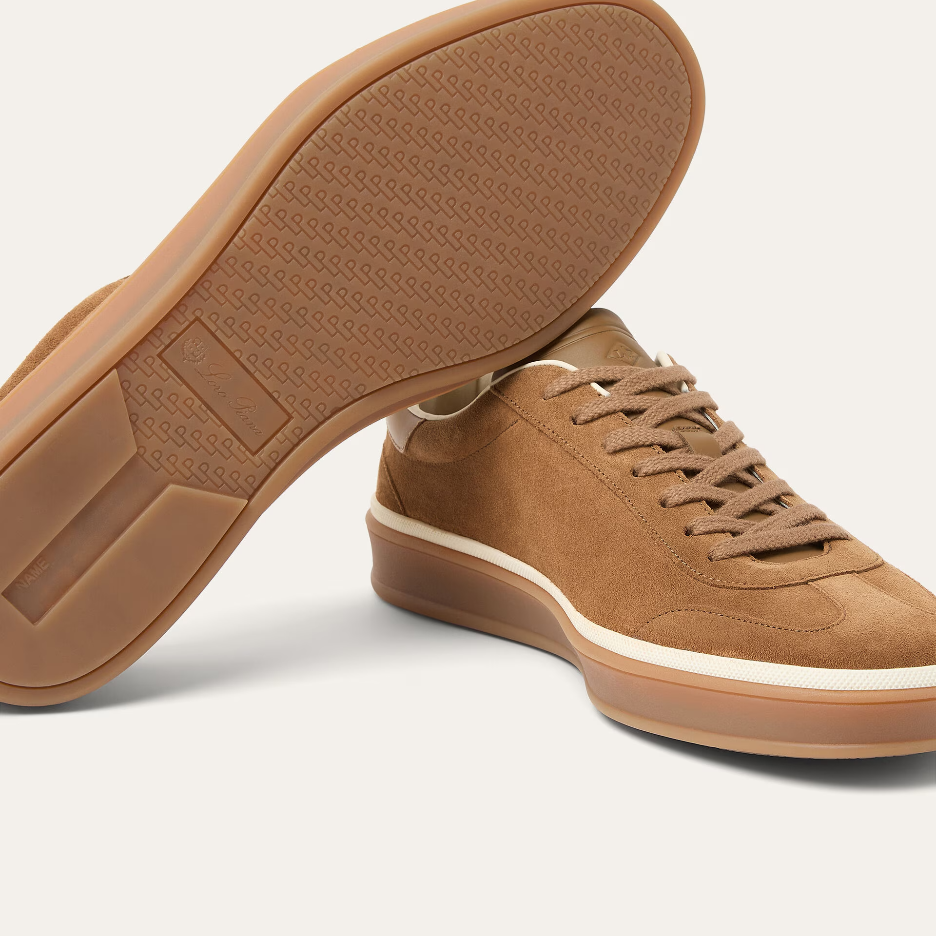 Loro Piana Tennis Walk Sneaker in Suede Calf Split