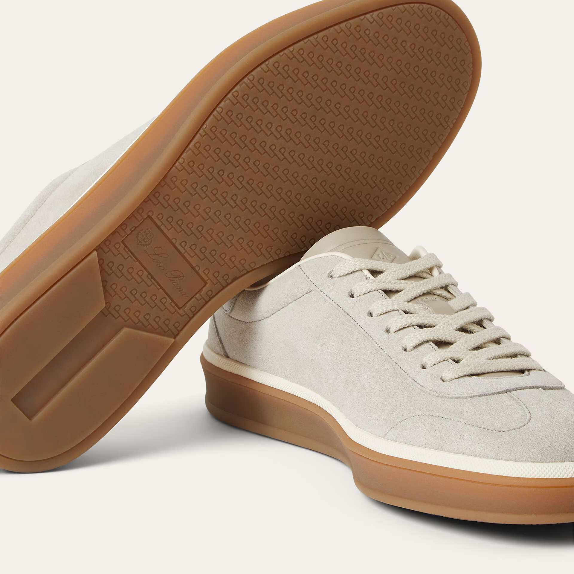 Loro Piana Tennis Walk Sneaker in Suede Calf Split