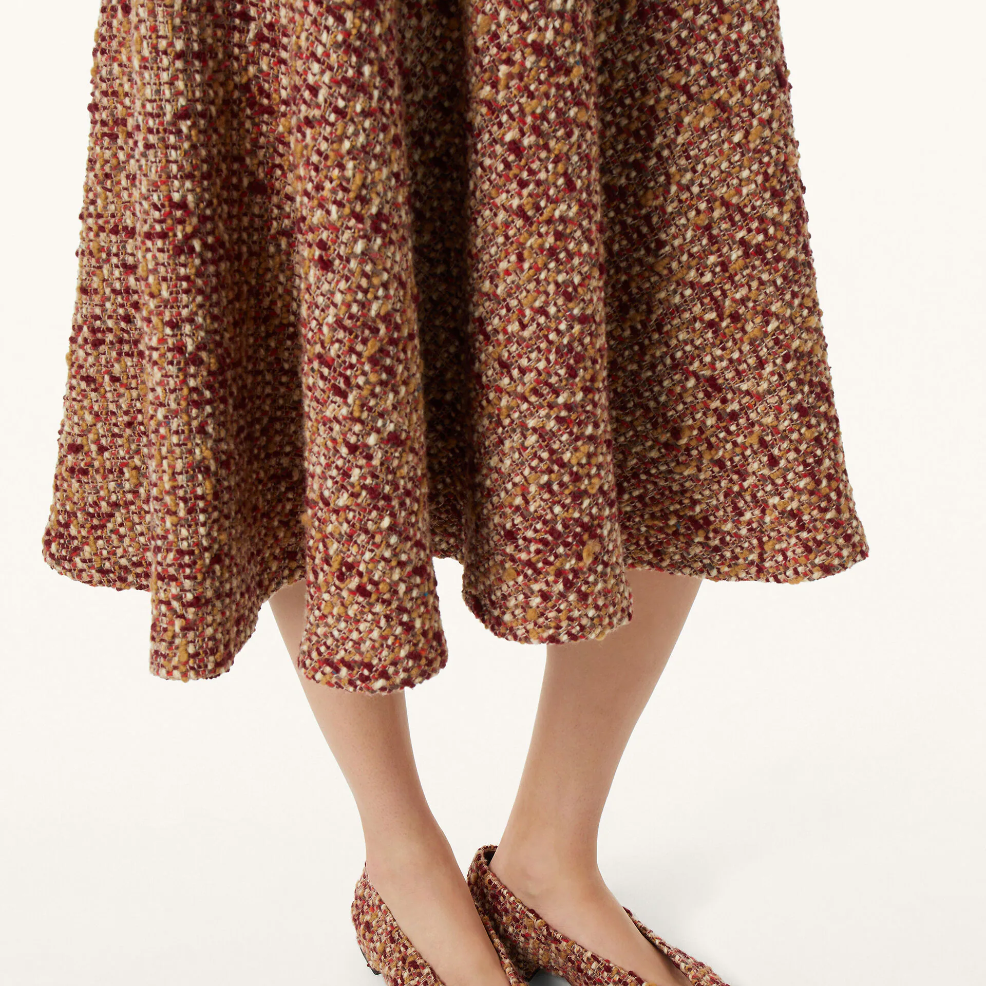 Loro Piana Rebecca Ballet Flat in Virgin Wool